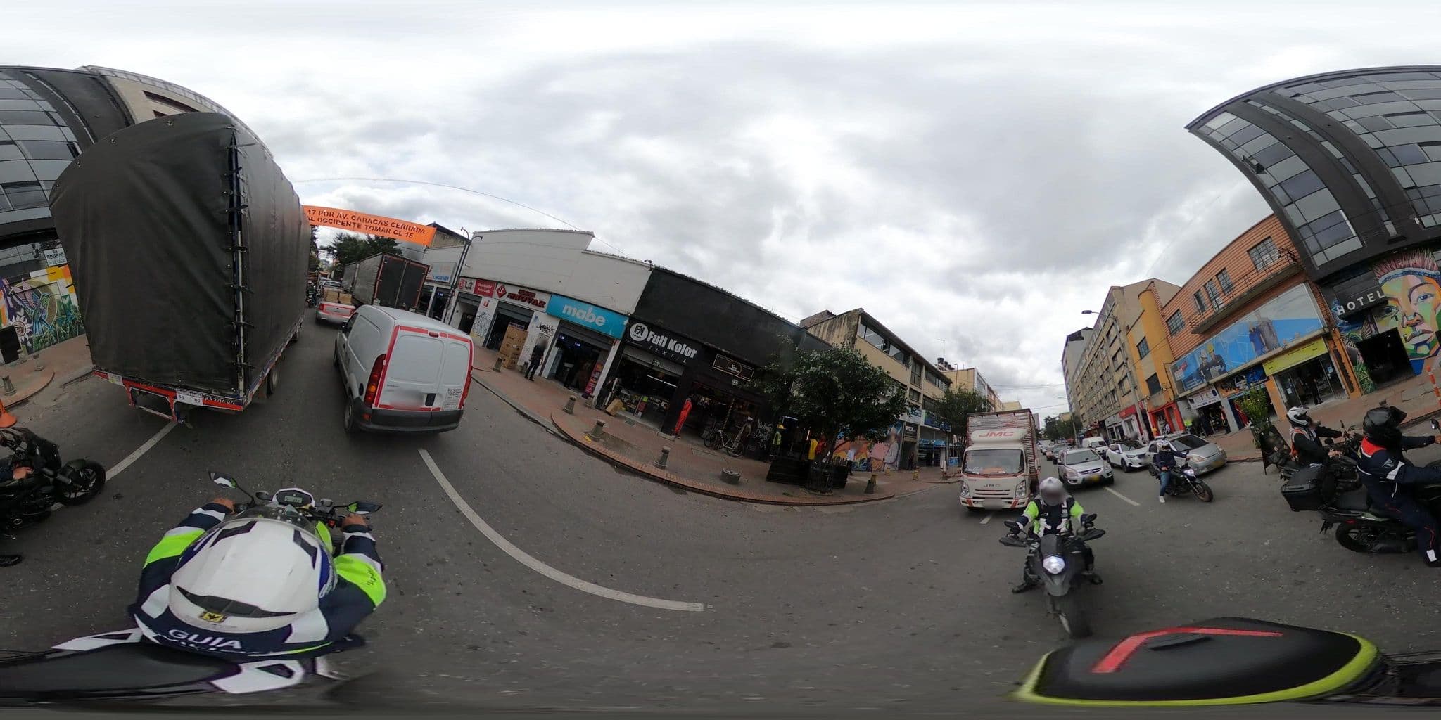 Street view near Gaira, Bogotá — © jramonSDM (CC BY-SA · Mapillary)