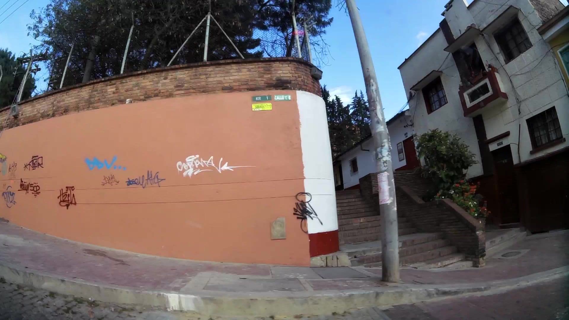 Street view near El Solar Hostel DC, Bogotá — © kaartcam (CC BY-SA · Mapillary)