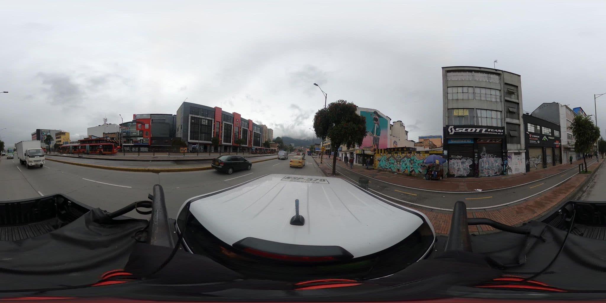 Street view near Hotel Estacion De La Sabana, Bogotá — © MiguelForero (CC BY-SA · Mapillary)