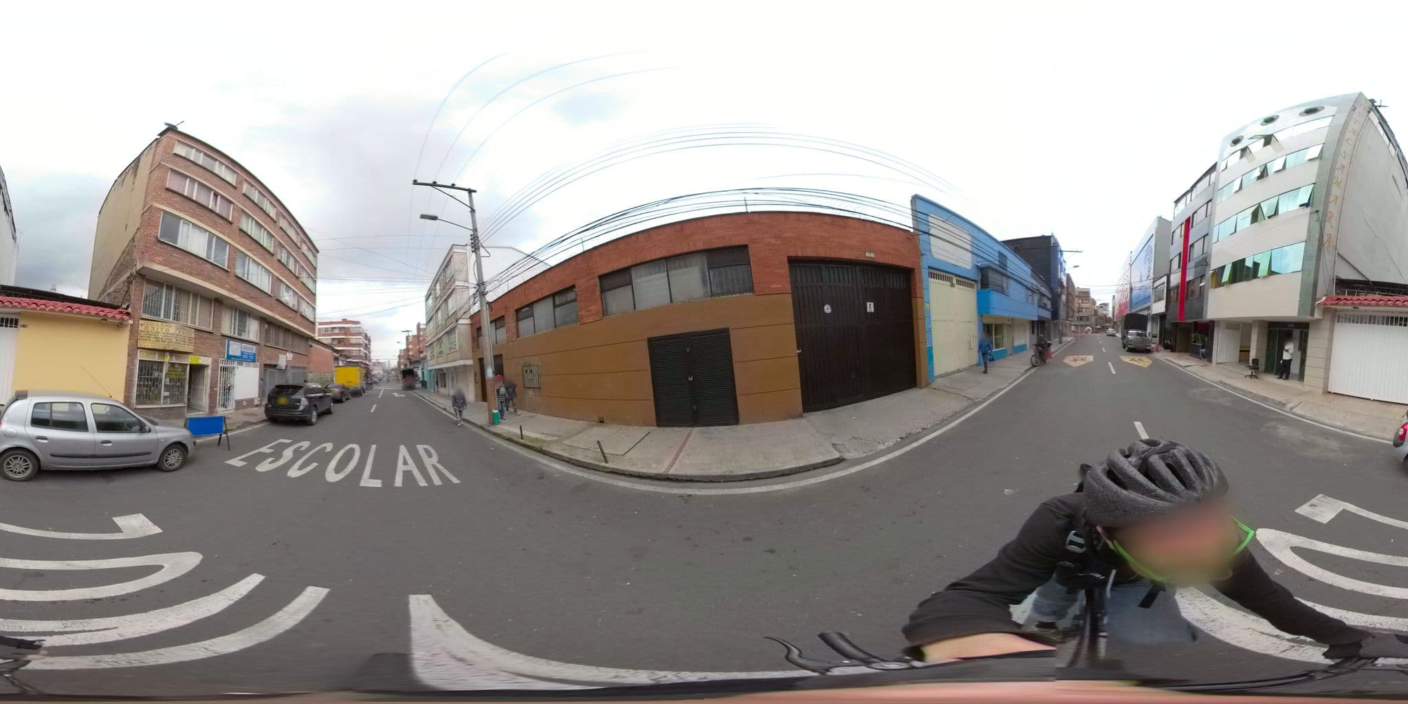 Street view near Hostal Apartamentos Samara, Bogotá — © ejegg (CC BY-SA · Mapillary)