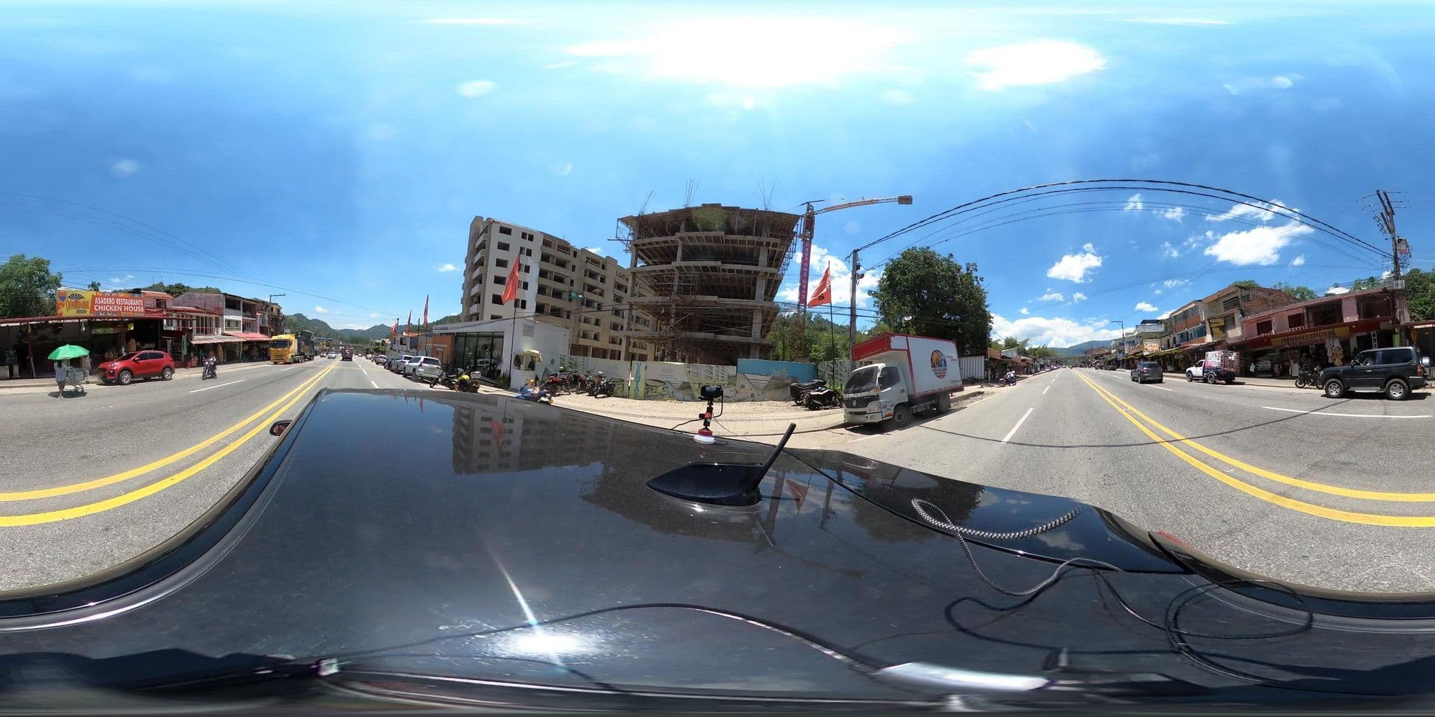 Street view near Hotel La Moncloa, La Vega — © angoca (CC BY-SA · Mapillary)