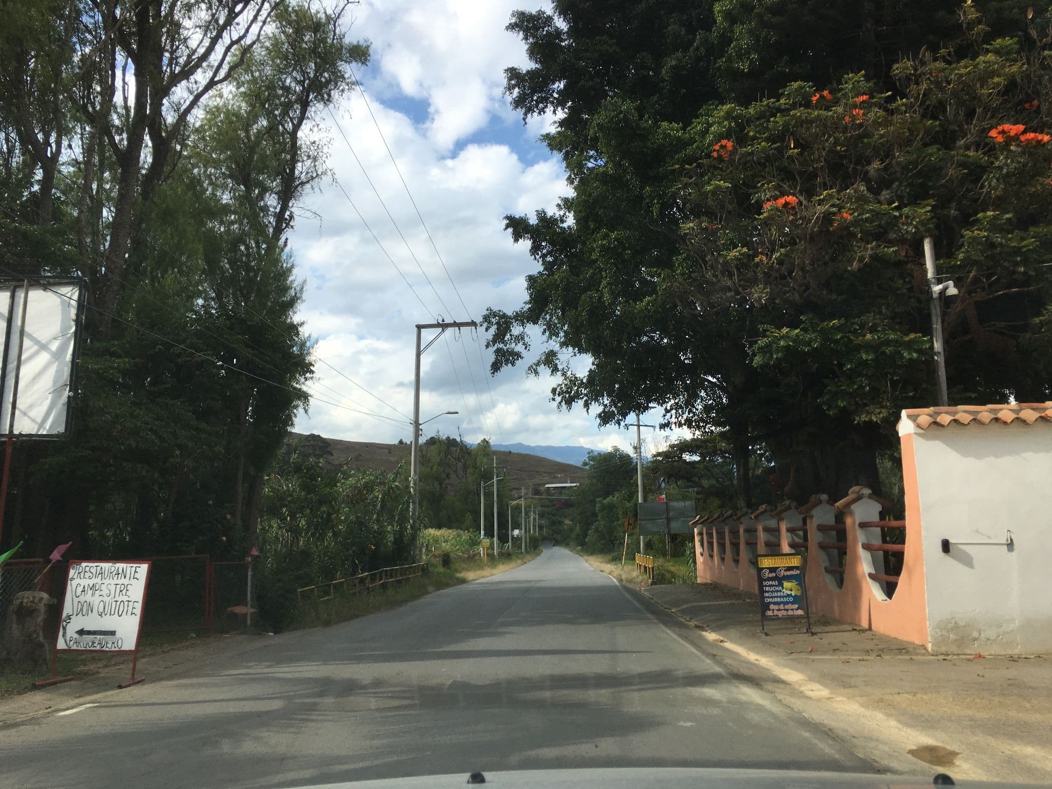 Street view near Hostería San Fermín, Ráquira — © nicovargas (CC BY-SA · Mapillary)