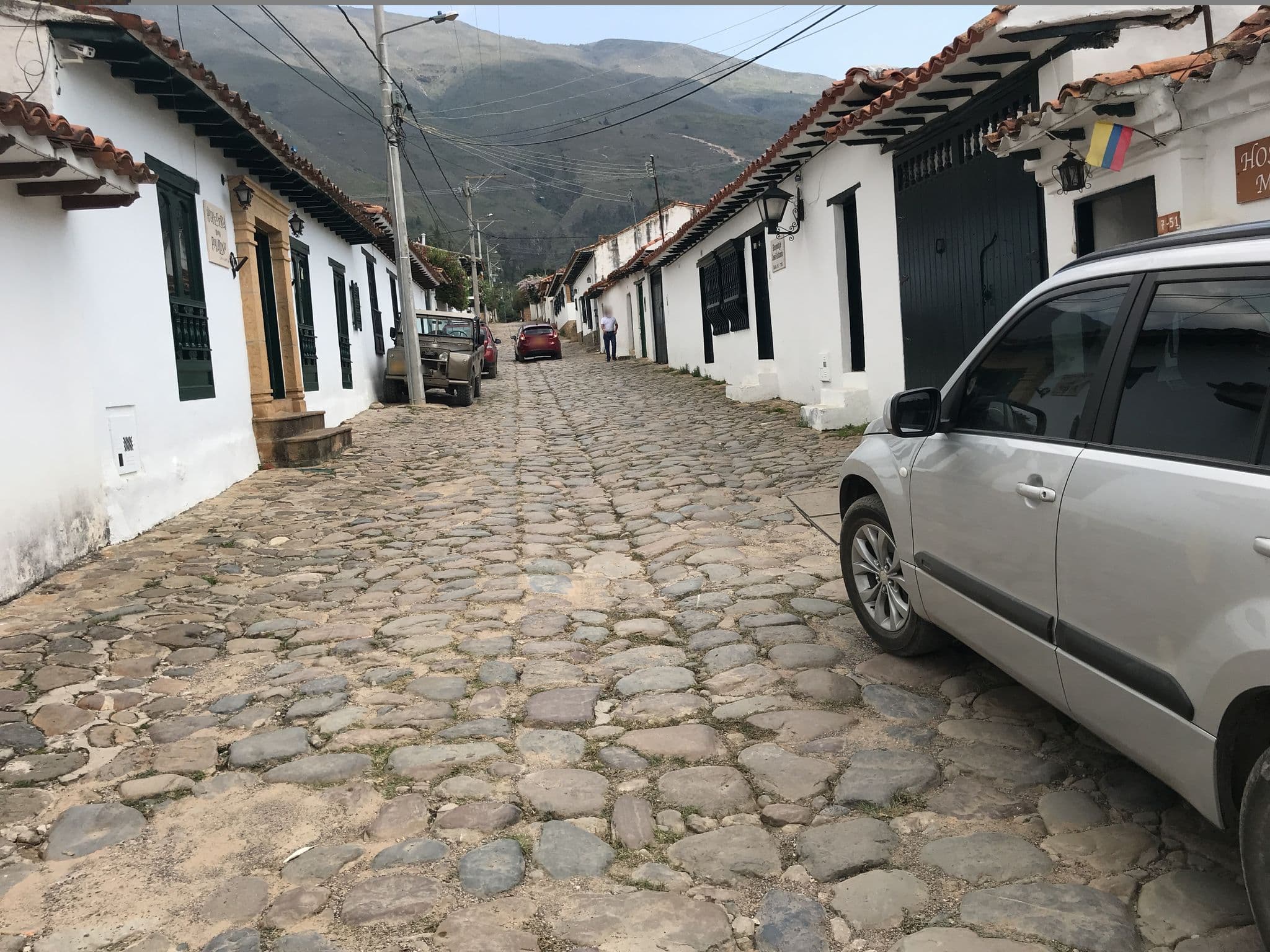 Street view near La Posada de Jose Antonio, Villa de Leyva — © ejegg (CC BY-SA · Mapillary)