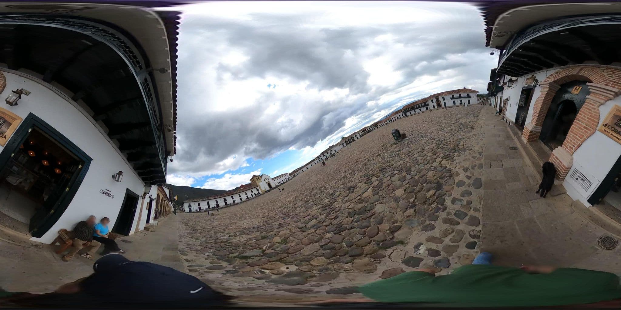 Street view near Hospedería La Roca Plaza Principal, Villa de Leyva — © angoca (CC BY-SA · Mapillary)