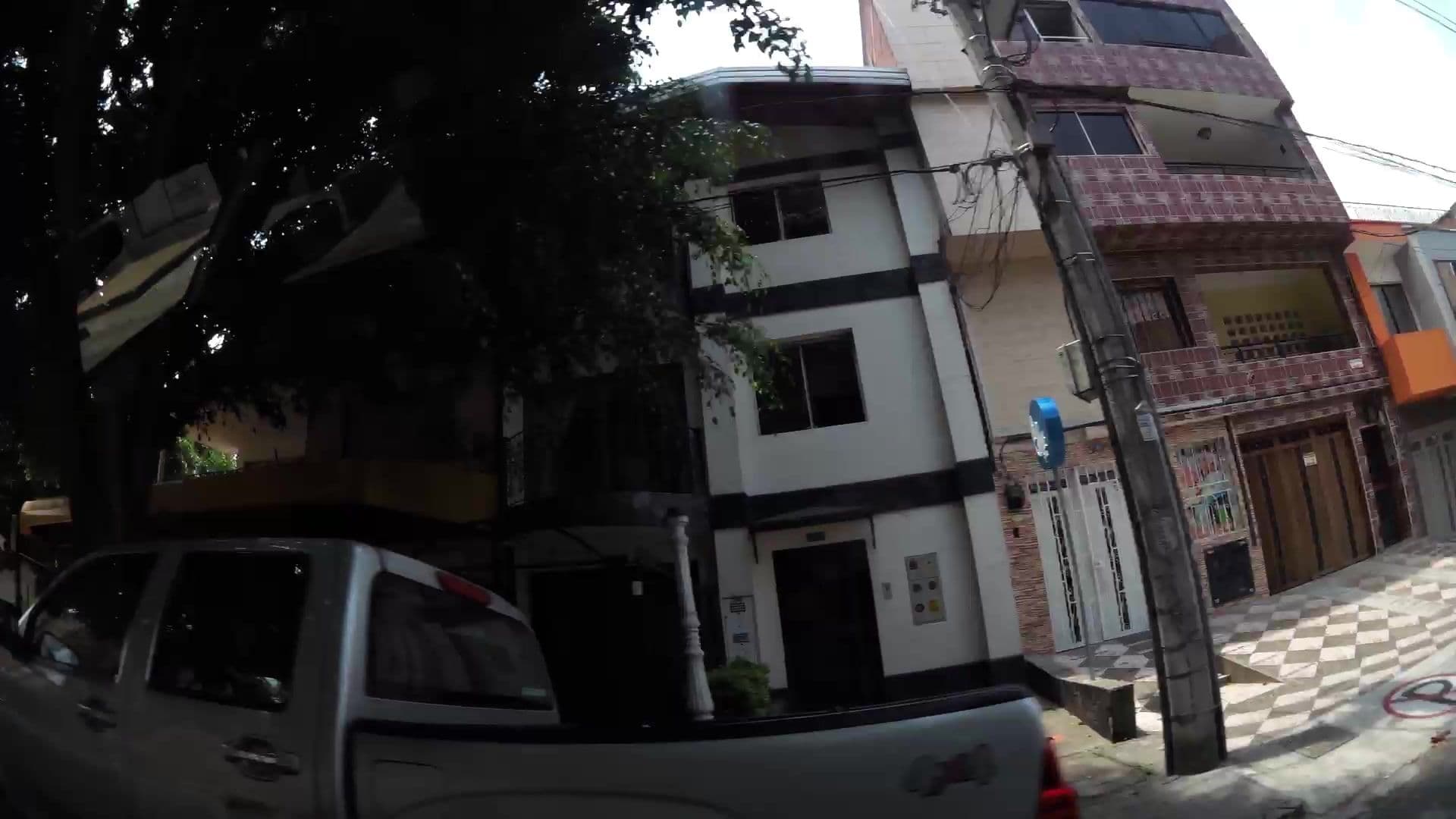 Street view near Yellow House Hostel, Medellín — © kaartcam (CC BY-SA · Mapillary)