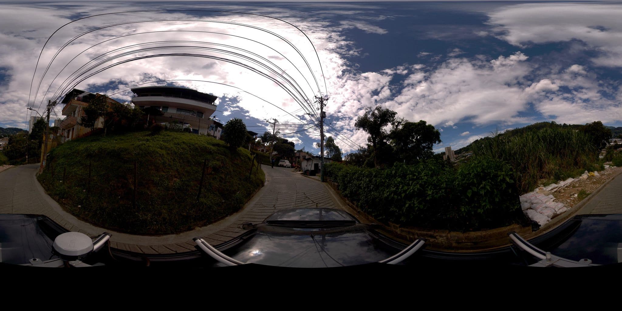 Street view near Buddha secret hostel, La Estrella — © LaEstrella_FN360 (CC BY-SA · Mapillary)