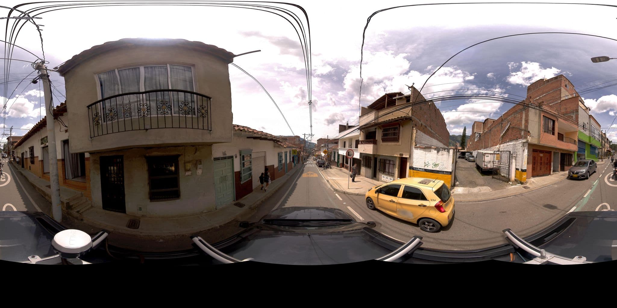 Street view near Cabañas Amafavil, Copacabana — © Girardota_FN360 (CC BY-SA · Mapillary)
