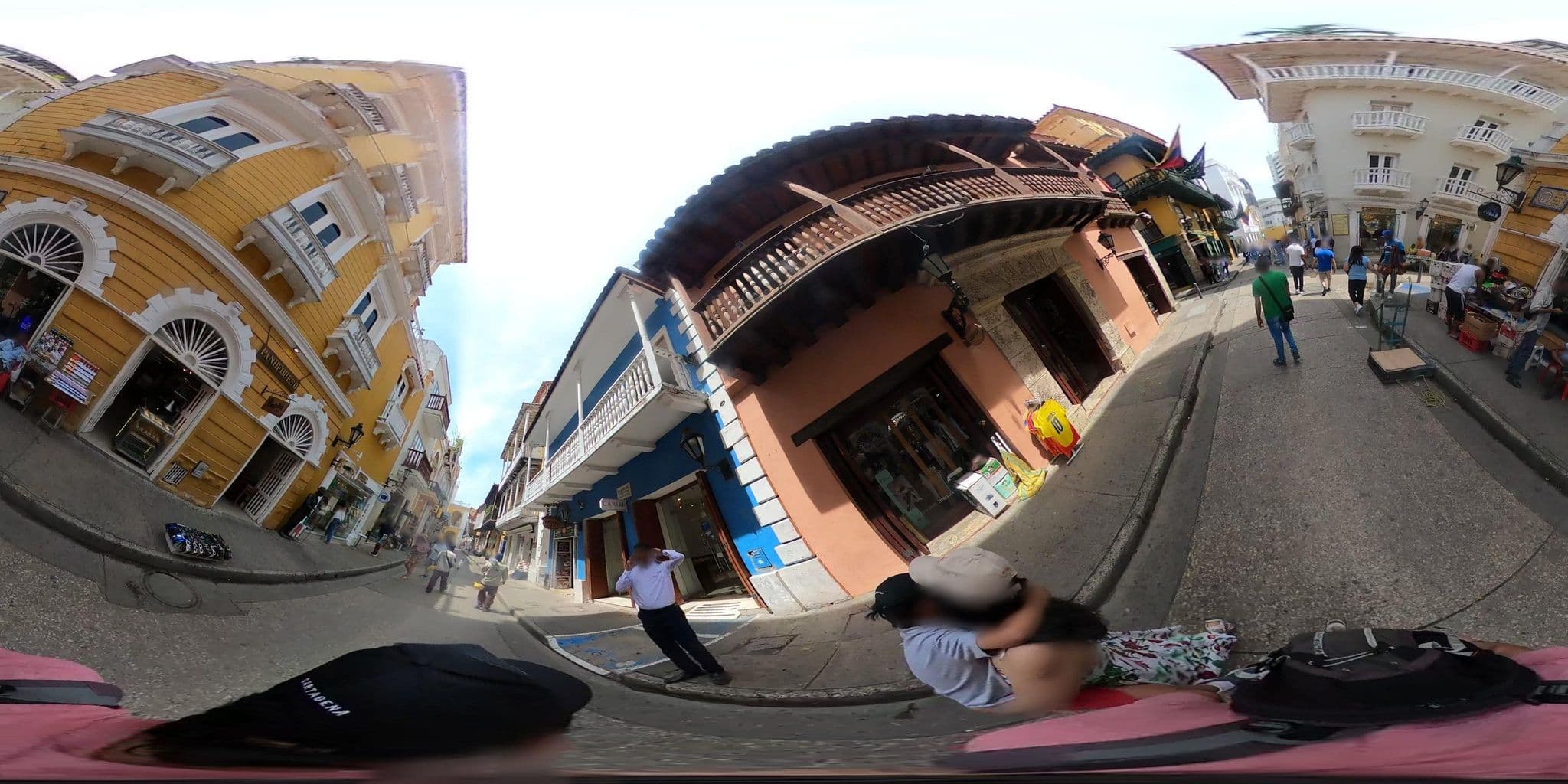 Street view near Casa Santamaría - luxury vacation rental, Cartagena — © angoca (CC BY-SA · Mapillary)