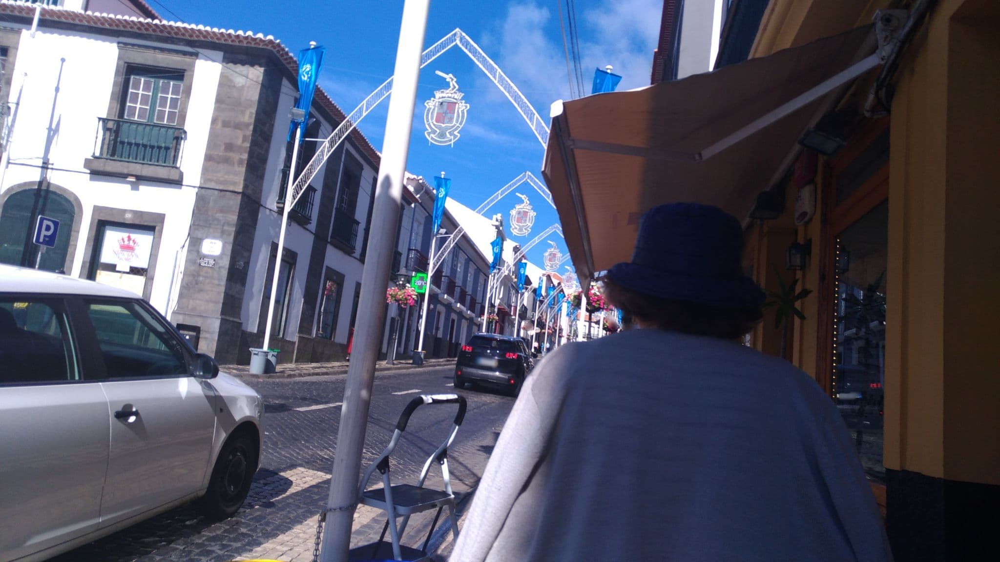 Street view near Balcaçaria-Actividade Hoteleiras e Similares Limitada, Angra do Heroísmo — © nunomasazevedo (CC BY-SA · Mapillary)