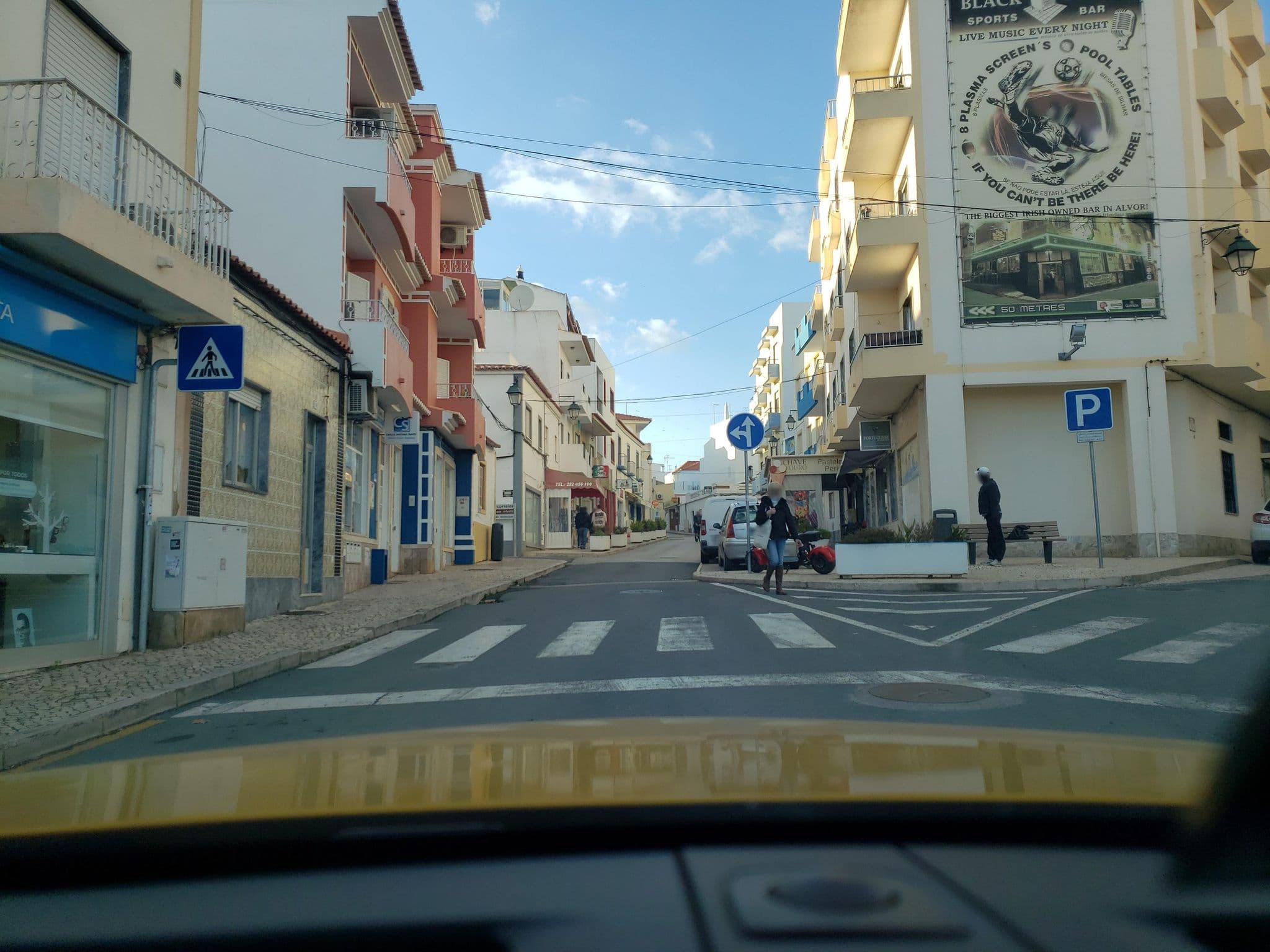 Street view near Hospedaria Buganvilia by amcf, Alvor — © mapfool (CC BY-SA · Mapillary)