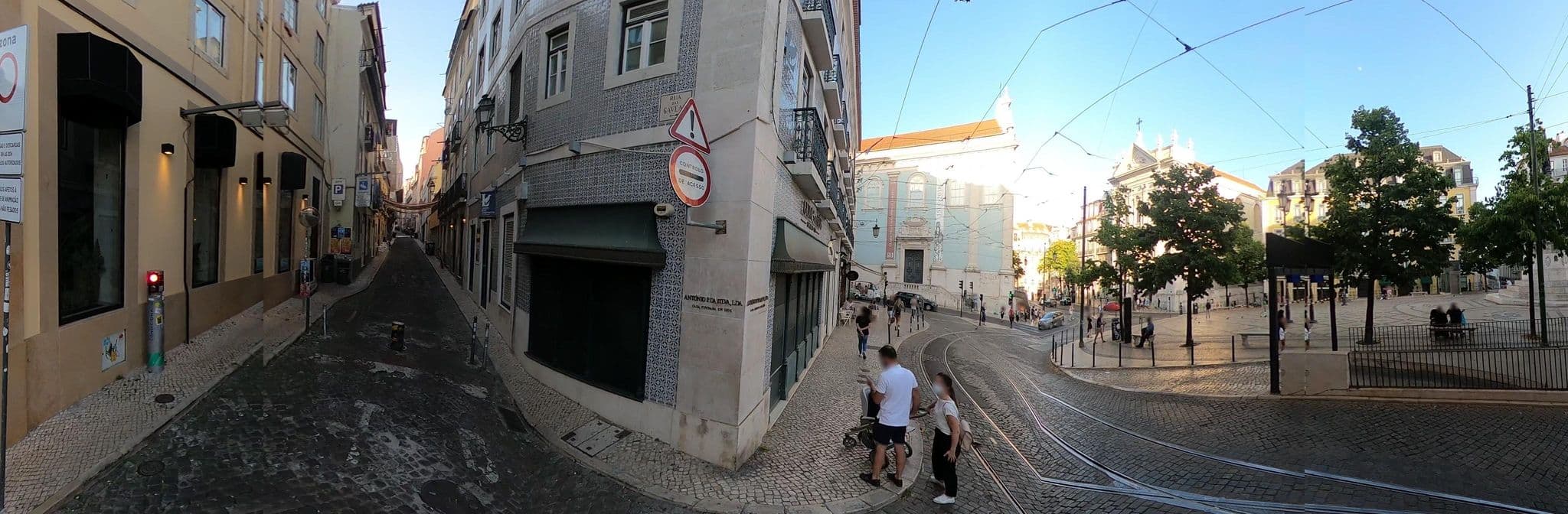 Street view near Chiado Apartments Camões, Bairro Alto — © feriret (CC BY-SA · Mapillary)