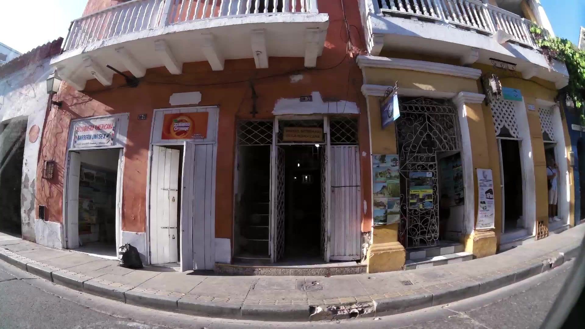 Street view near Hostal Mamallena, Cartagena