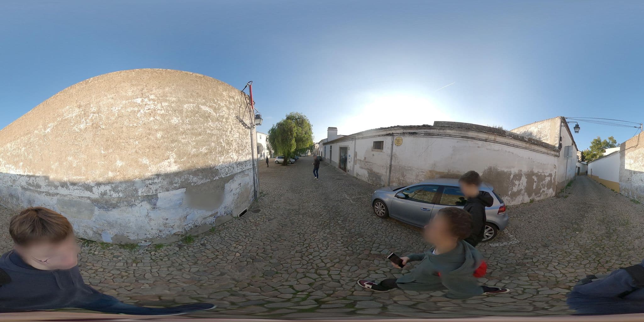 Street view near Hostel Namasté, Évora — © RemiSimonnin (CC BY-SA · Mapillary)