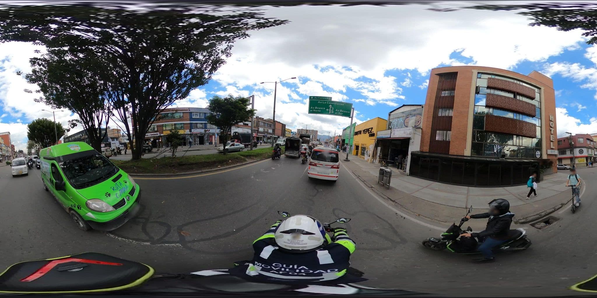 Street view near Palma Real, Barrio San Luis