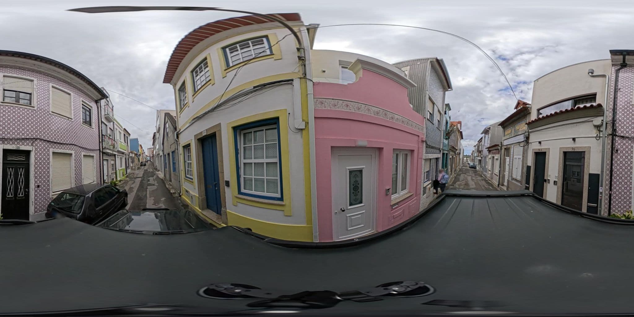 Street view near Casa da Ponte Amarela, Aveiro — © jneiva (CC BY-SA · Mapillary)