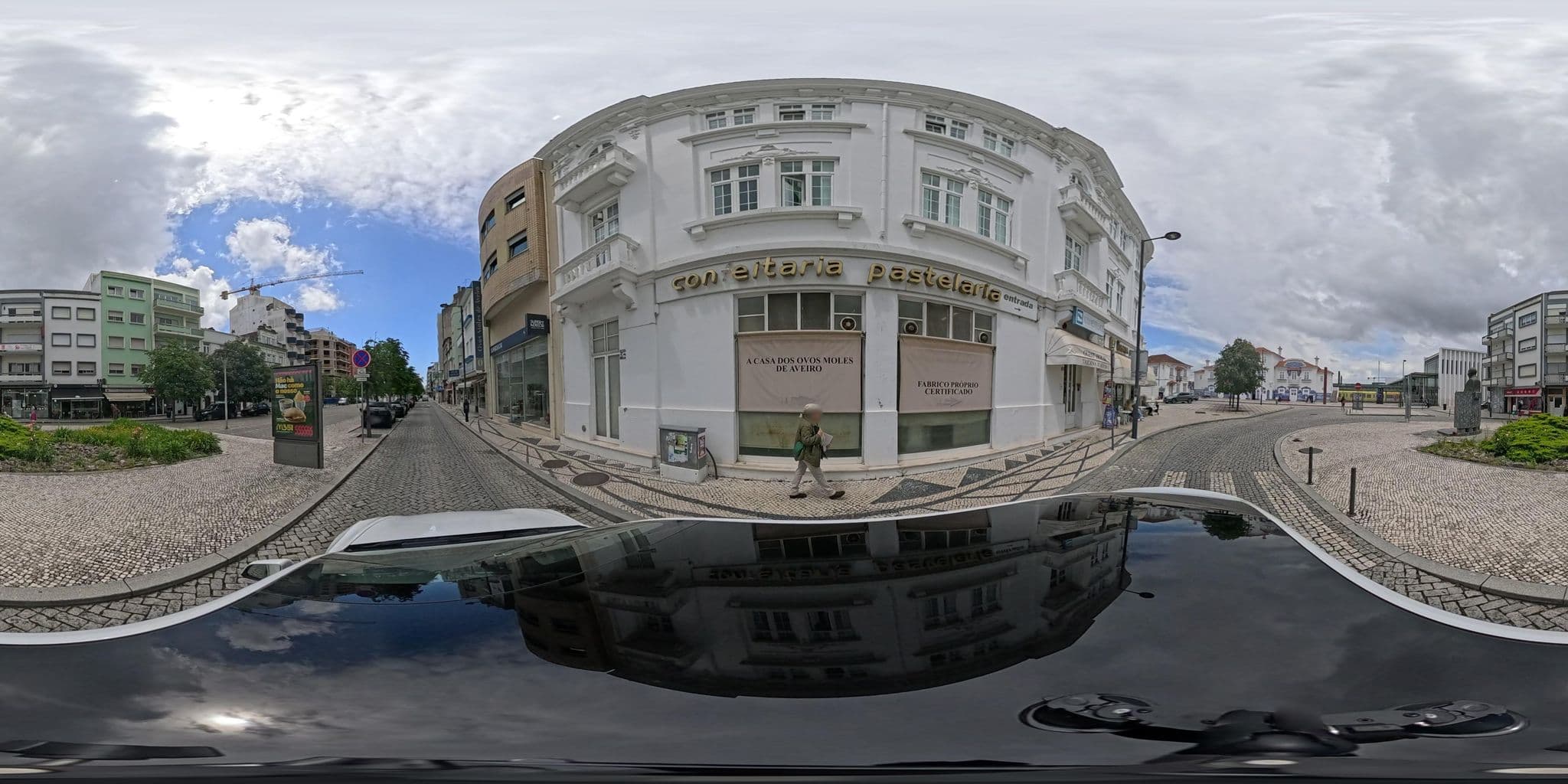 Street view near Tricana de Aveiro, Aveiro — © dangomezm (CC BY-SA · Mapillary)