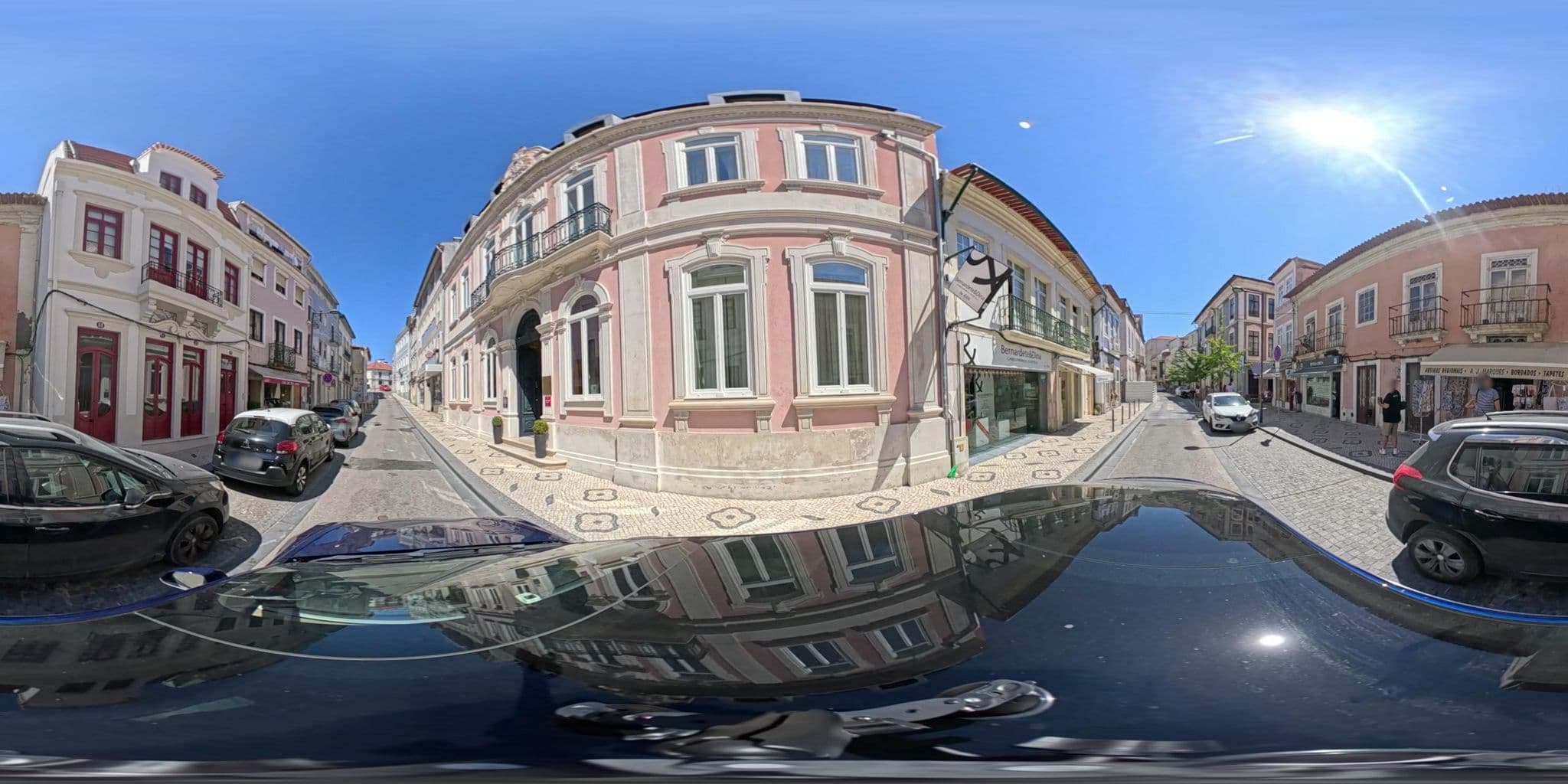 Street view near Hospedaria Emília, Aveiro — © jneiva (CC BY-SA · Mapillary)