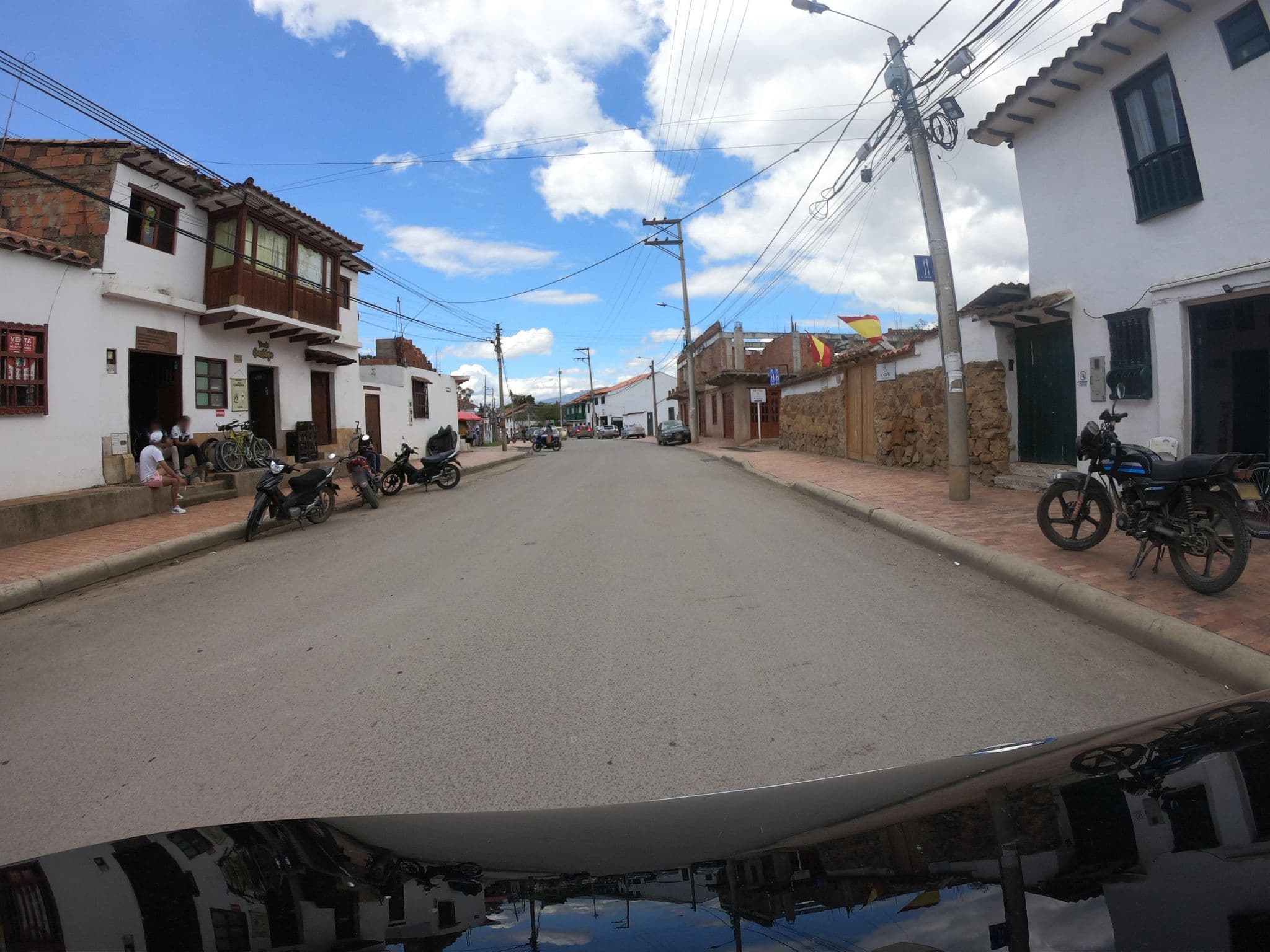 Street view near Estancia El Olivo, Villa de Leyva — © angoca (CC BY-SA · Mapillary)