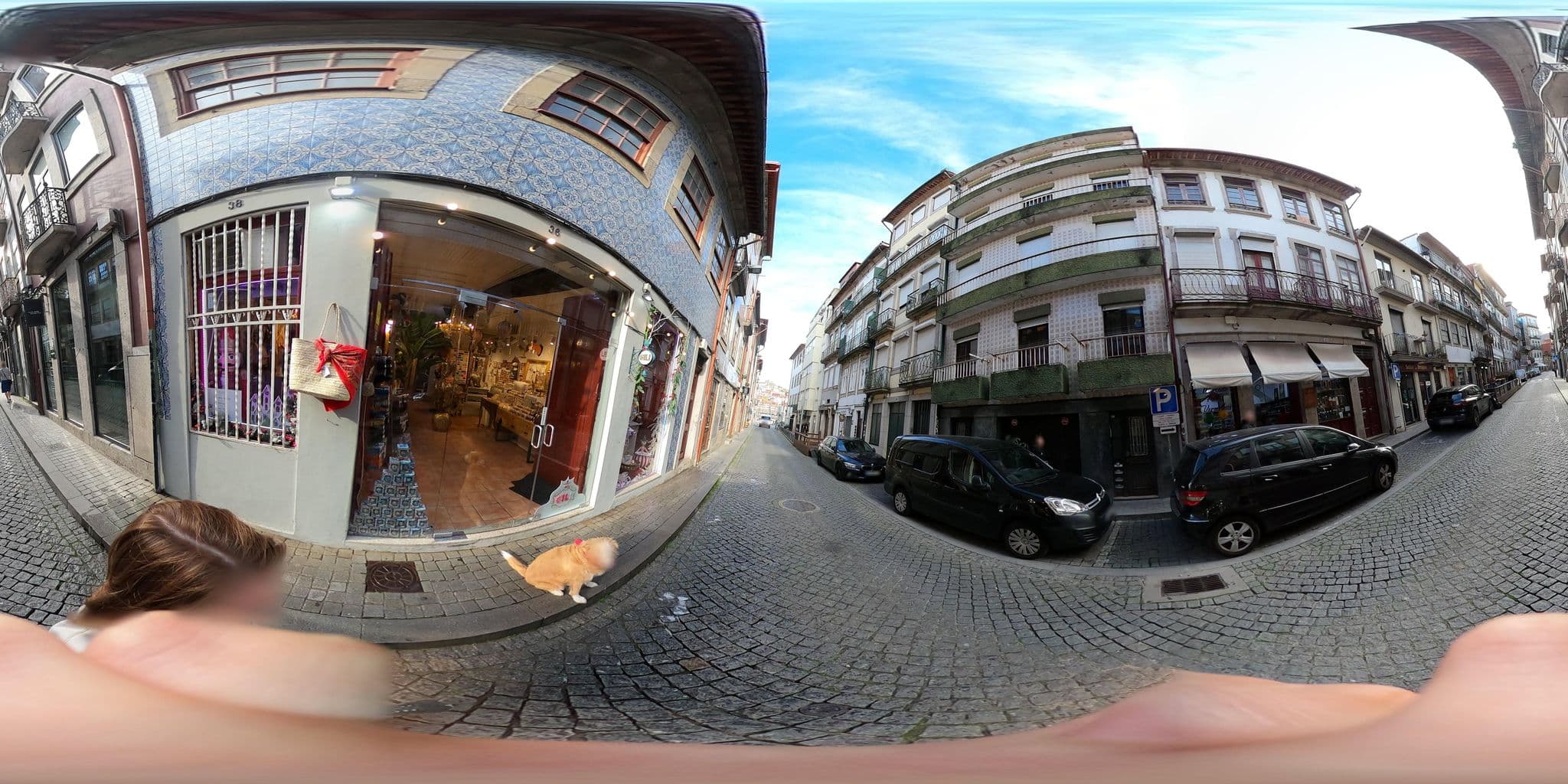 Street view near Charm Guesthouse Douro, Porto — © GLocatelli (CC BY-SA · Mapillary)