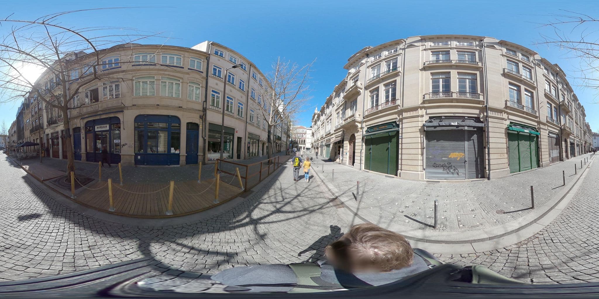 Street view near Cristal Guest House, Porto — © skfd (CC BY-SA · Mapillary)