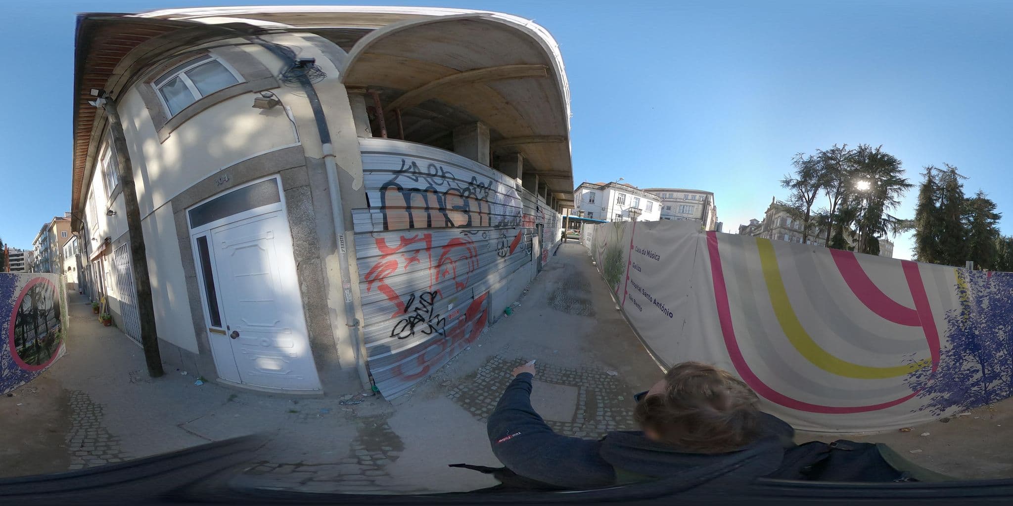 Street view near Hospedaria Linda, Porto — © skfd (CC BY-SA · Mapillary)