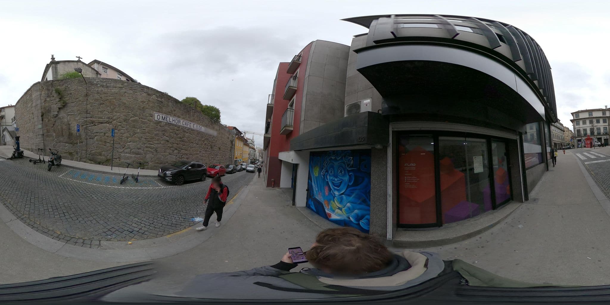 Street view near Almada Guesthouse, Porto — © skfd (CC BY-SA · Mapillary)