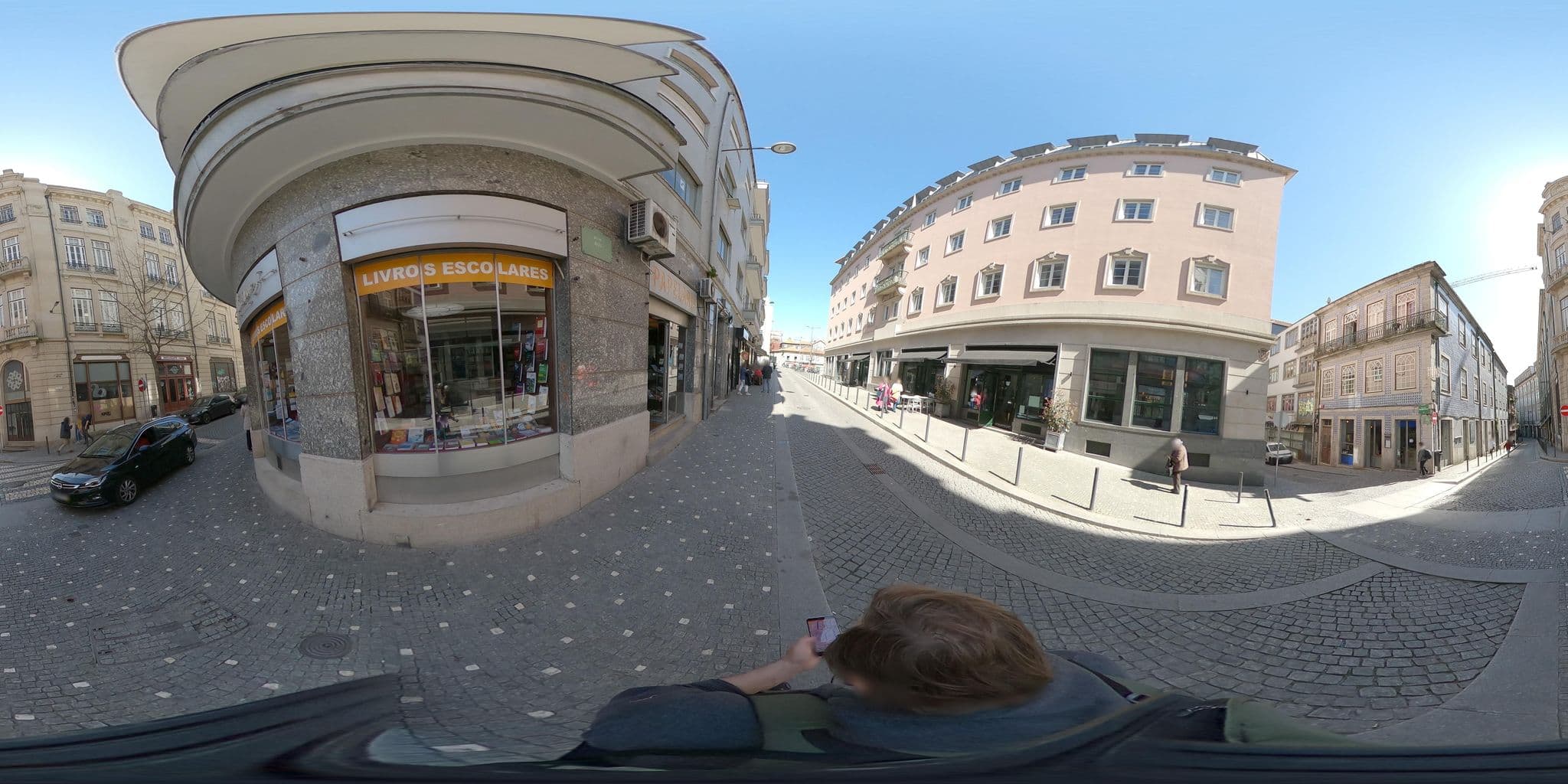 Street view near Pensão Grande Oceano, Porto — © skfd (CC BY-SA · Mapillary)