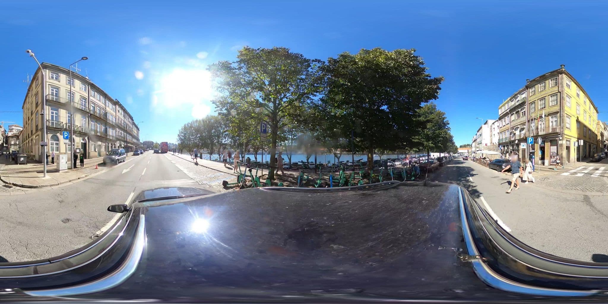 Street view near Apartamentos Porto de Río, Porto — © filohipo (CC BY-SA · Mapillary)