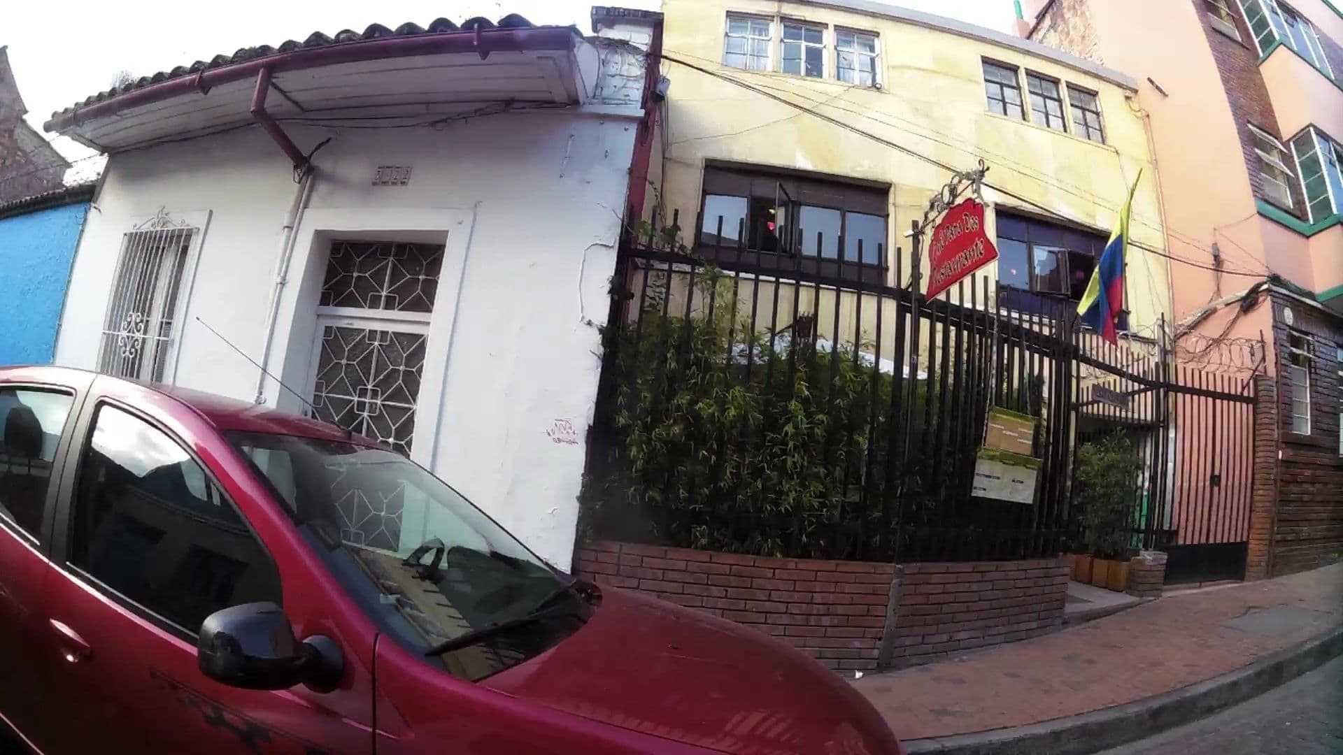 Street view near La Vieja Suiza, Bogotá