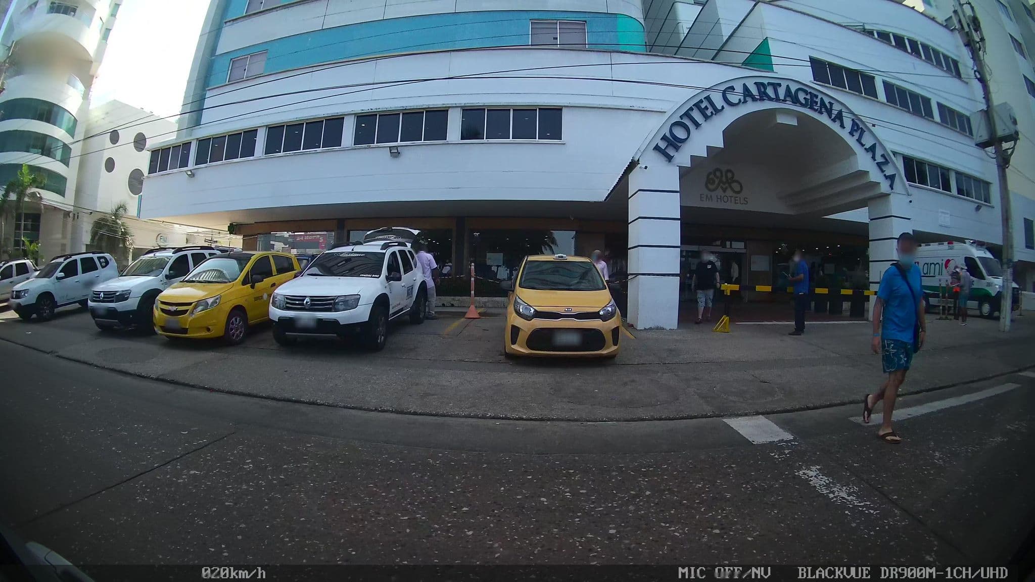 Street view near Hotel Cartagena Plaza, Cartagena