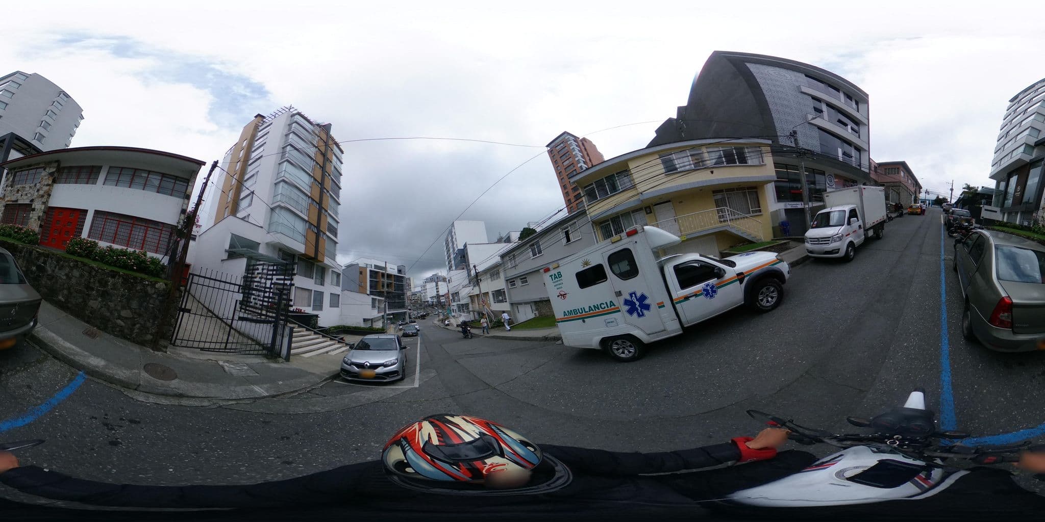 Street view near Hotel Estelar el Cable, Manizales — © masora (CC BY-SA · Mapillary)