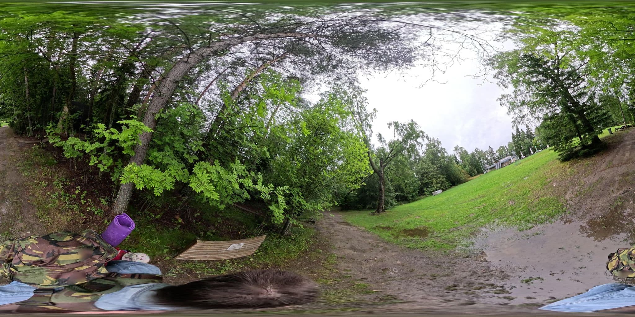 Street view near nolla cabins, Ylä-Pispala — © Telmonen (CC BY-SA · Mapillary)