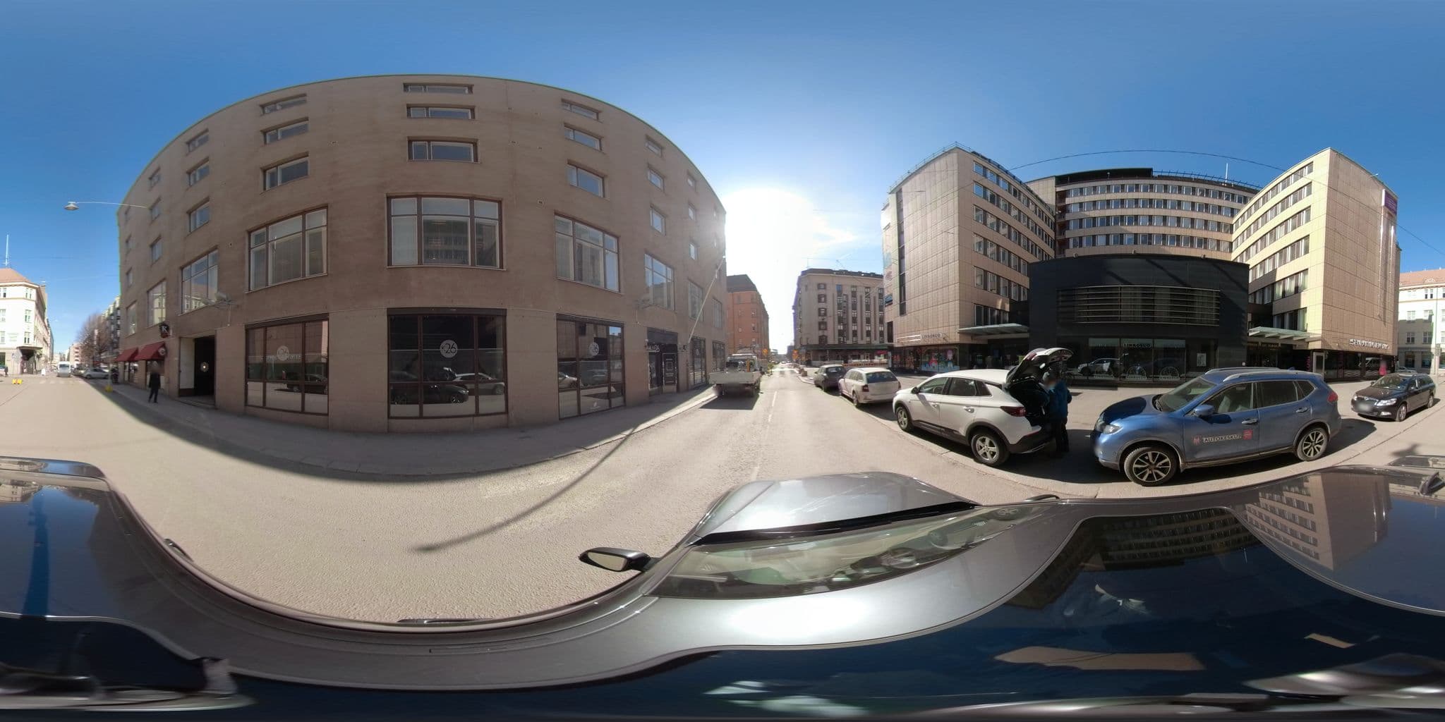 Street view near Omenahotelli, Tammerkoski — © tietoa (CC BY-SA · Mapillary)