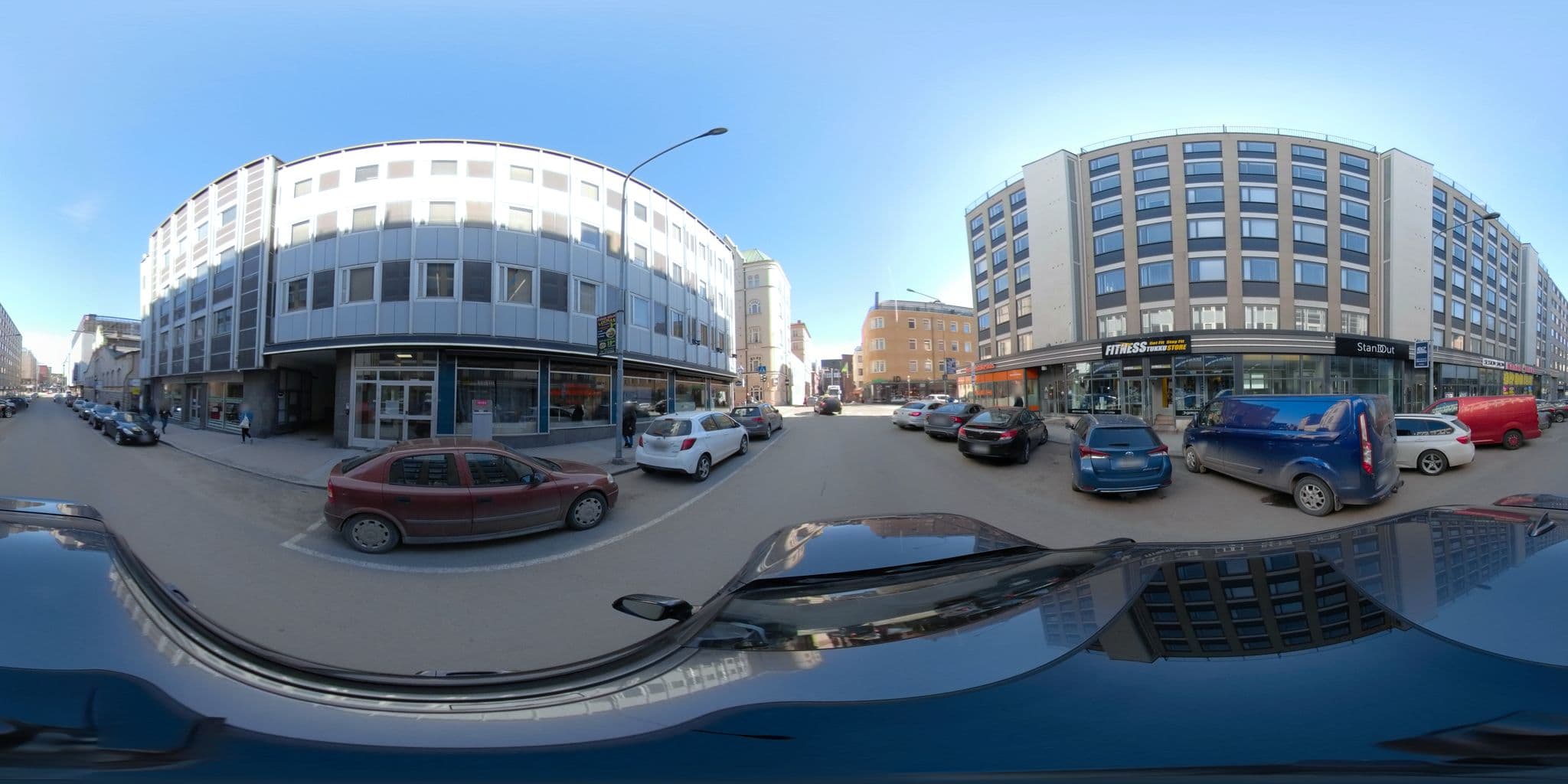 Street view near Kotimaailma Apartments Tampere, Nalkala — © tietoa (CC BY-SA · Mapillary)