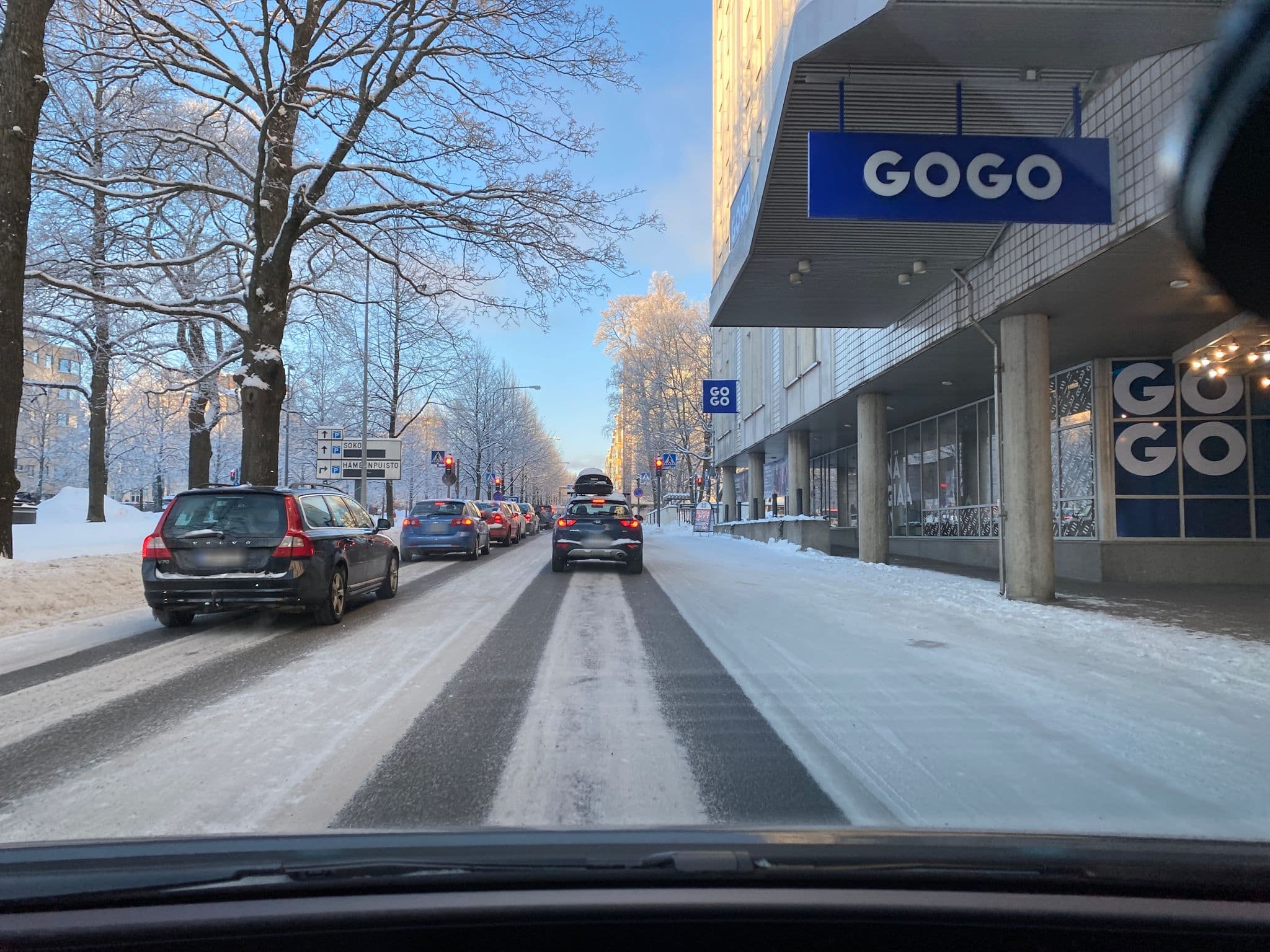 Street view near Hotel Cumulus Hämeenpuisto, Nalkala — © tniemine (CC BY-SA · Mapillary)