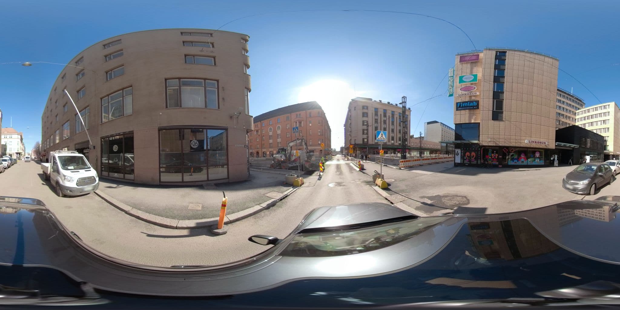 Street view near Forenom Aparthotel Tampere, Tammerkoski — © tietoa (CC BY-SA · Mapillary)