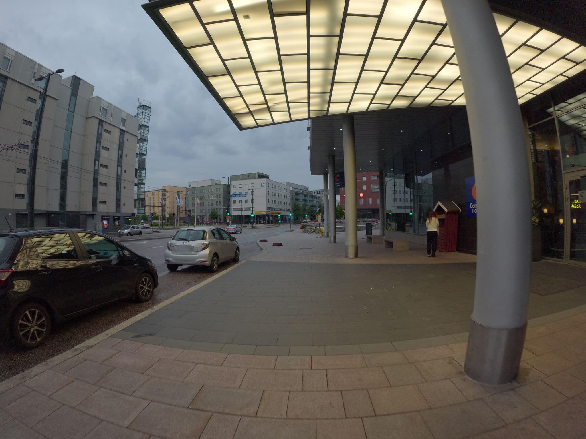 Street view near GLO Hotel, Leppävaara — © Barro (CC BY-SA · Mapillary)