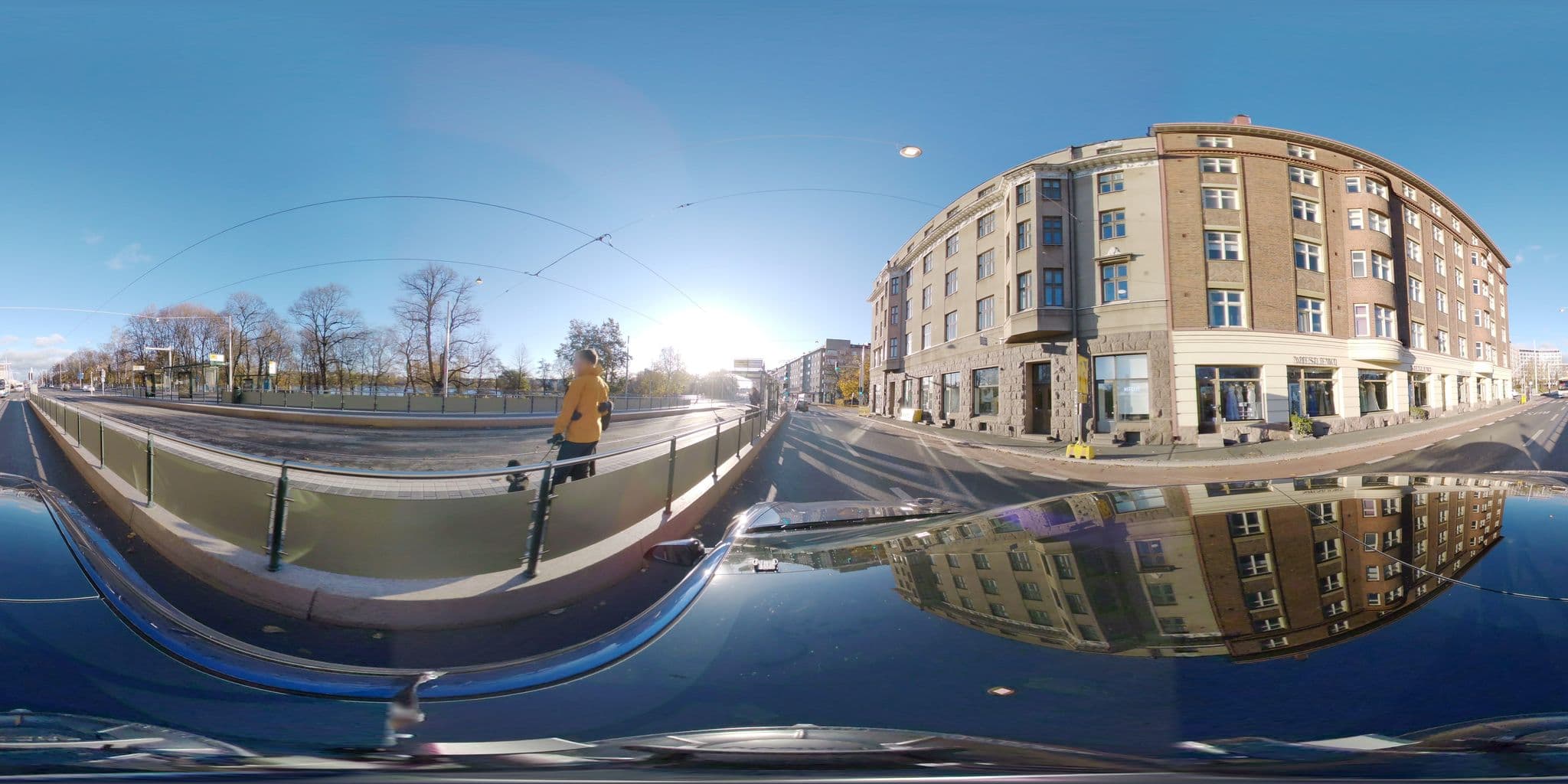 Street view near Huoneistohotelli Gella, Etu-Töölö — © fvhmapper (CC BY-SA · Mapillary)