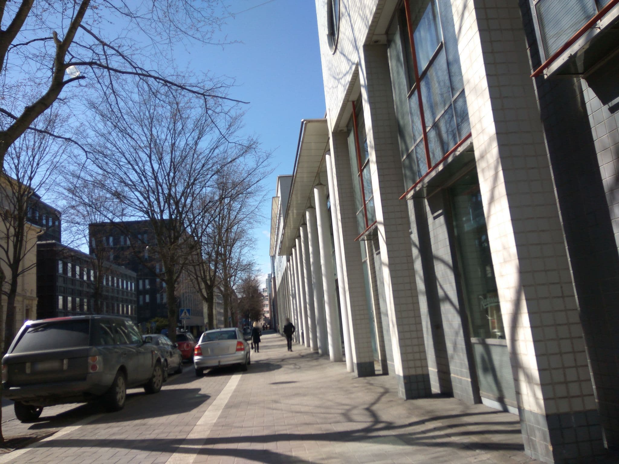 Street view near Radisson SAS Royal Hotel Helsinki, Kamppi — © vlivyur (CC BY-SA · Mapillary)