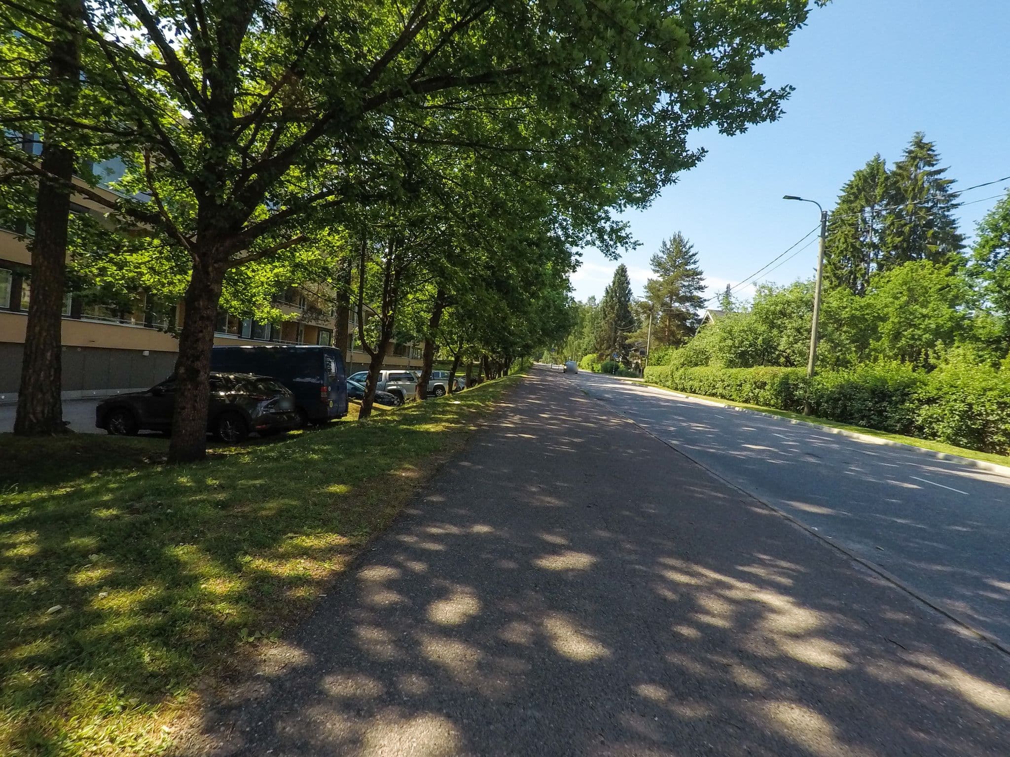 Street view near Kotimaailma Apartments Porvoo, Porvoo — © esario (CC BY-SA · Mapillary)
