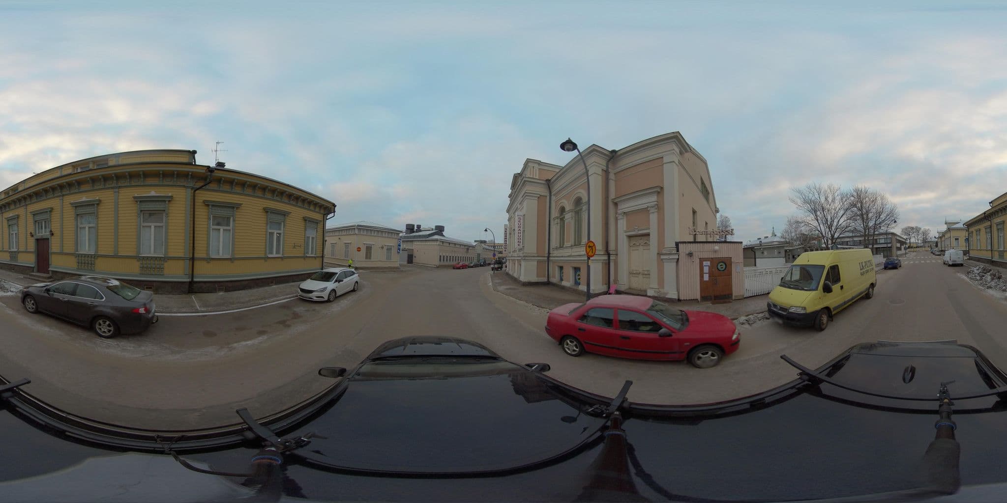 Street view near Bastion Apartments, Hamina — © HTJoy (CC BY-SA · Mapillary)