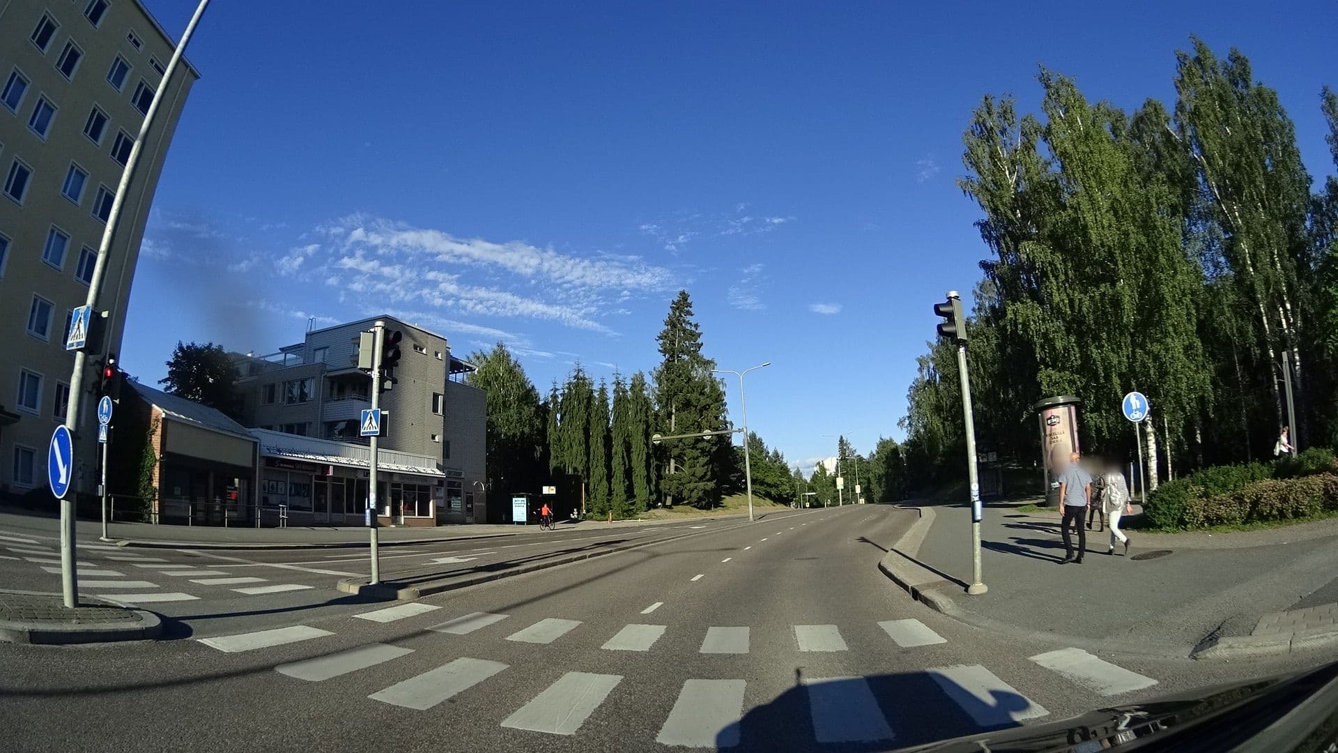 Street view near Green Door Apartments, Jyväskylä — © kino (CC BY-SA · Mapillary)