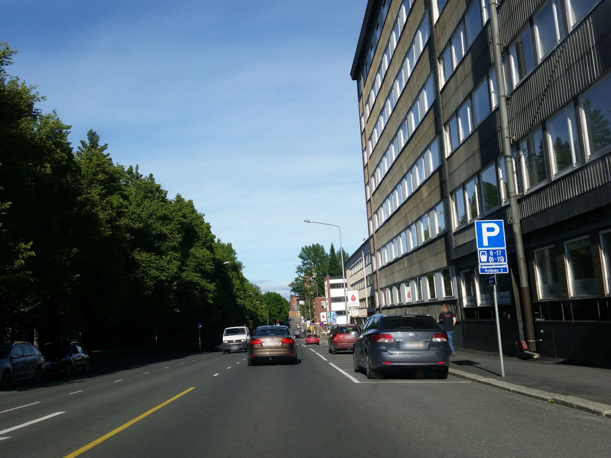 Street view near Matkustajakoti Rautatie, Kuopio — © jopparn (CC BY-SA · Mapillary)