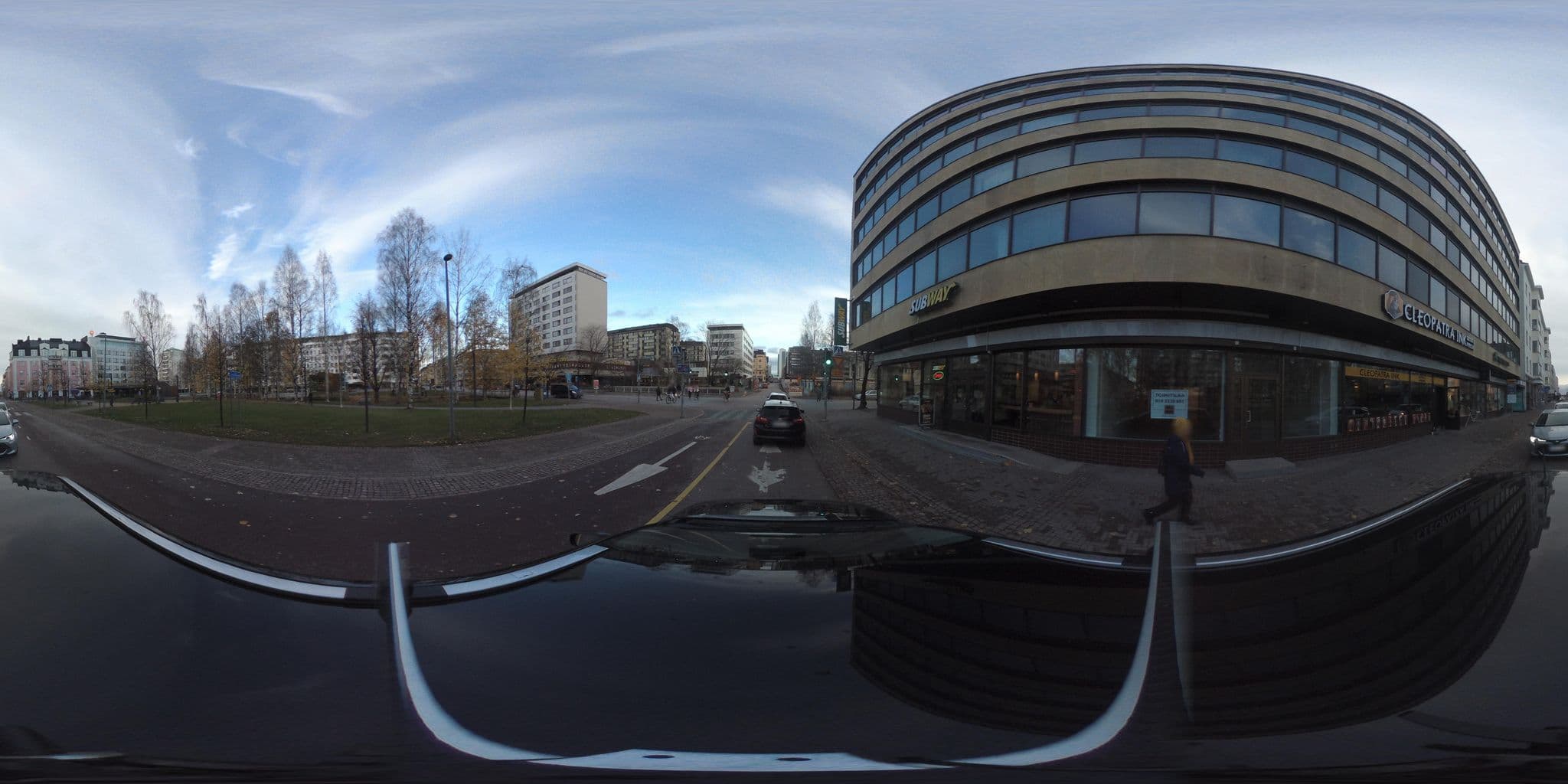 Street view near Forenom Hotel Oulu, Pokkinen — © Eljas (CC BY-SA · Mapillary)