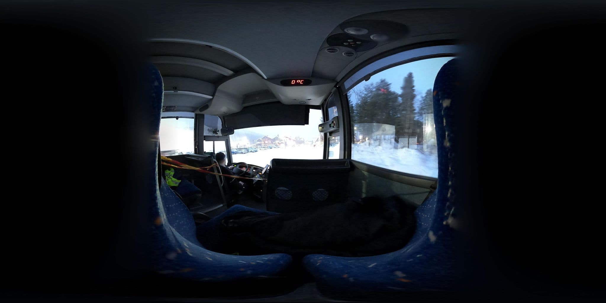 Street view near Chalet Lumikko (VillasInLapland.fi), Kittilä — © Stefdegreef (CC BY-SA · Mapillary)