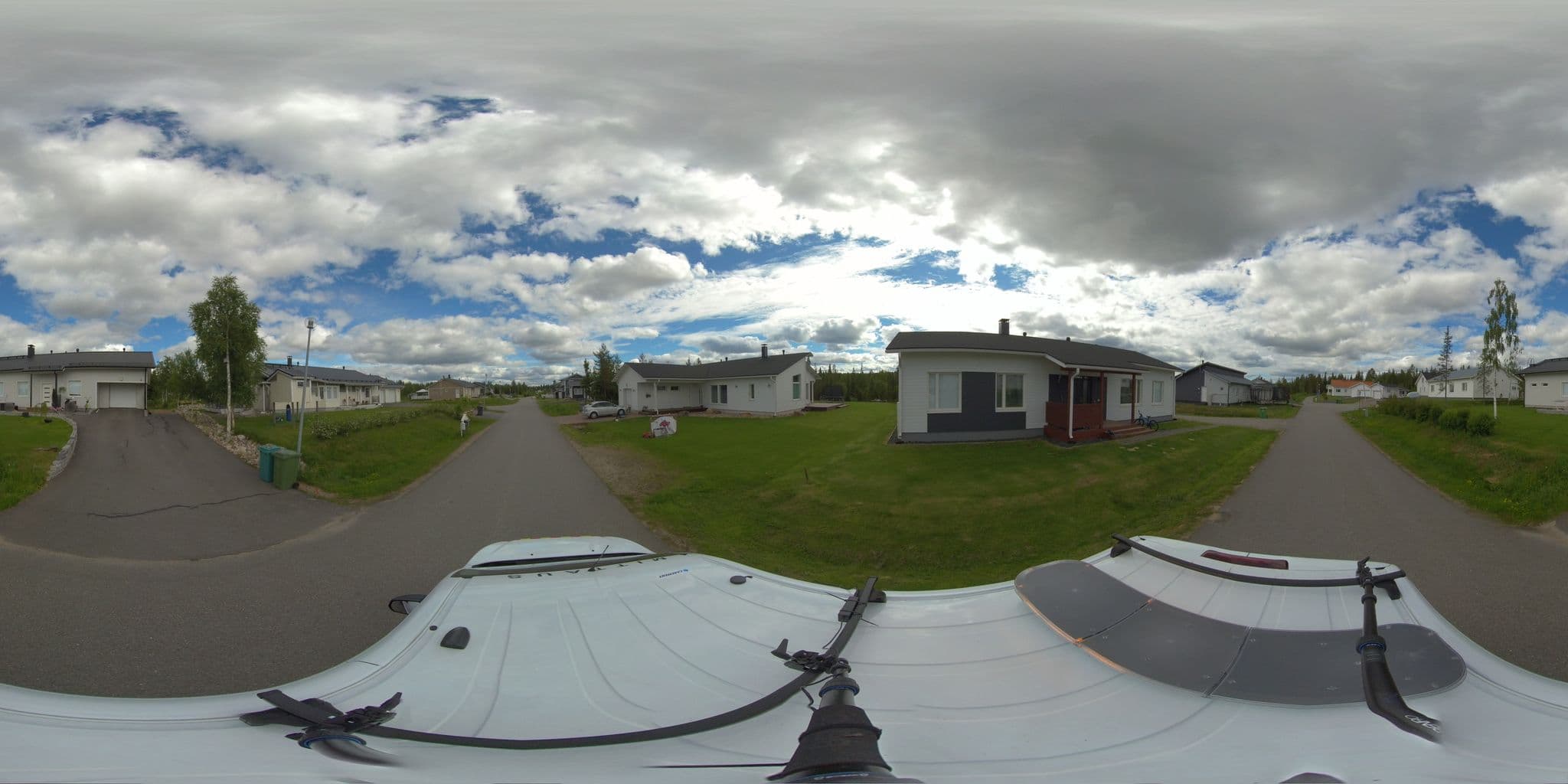 Street view near Villa Aurora Airbnb, Rovaniemi — © HTJoy (CC BY-SA · Mapillary)