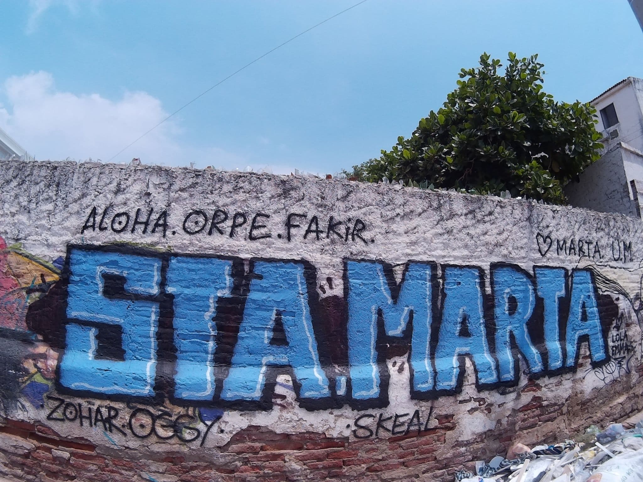 Street view near Andrea Dorian, Santa Marta