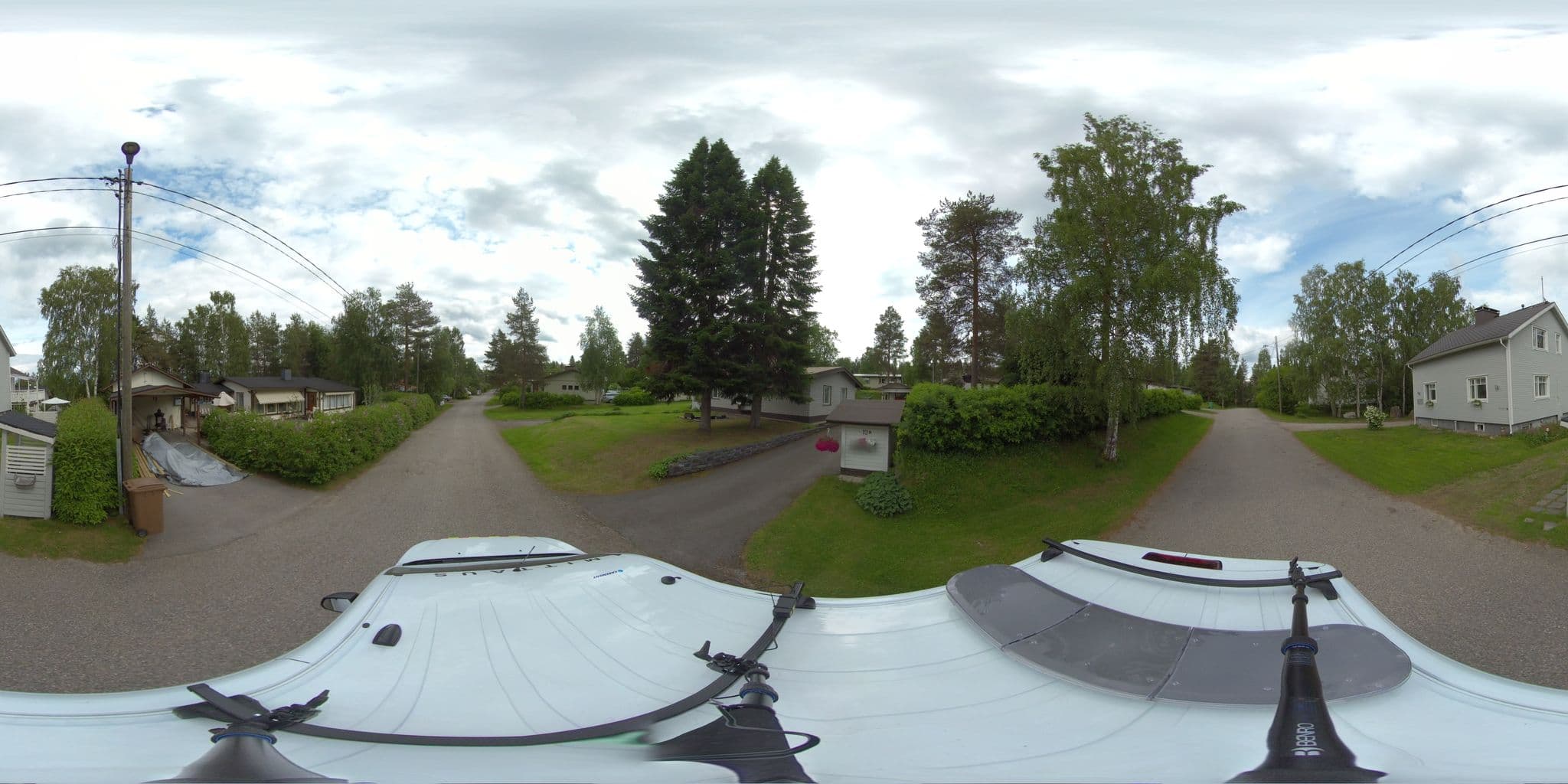 Street view near Villa Virpi, Rovaniemi — © HTJoy (CC BY-SA · Mapillary)
