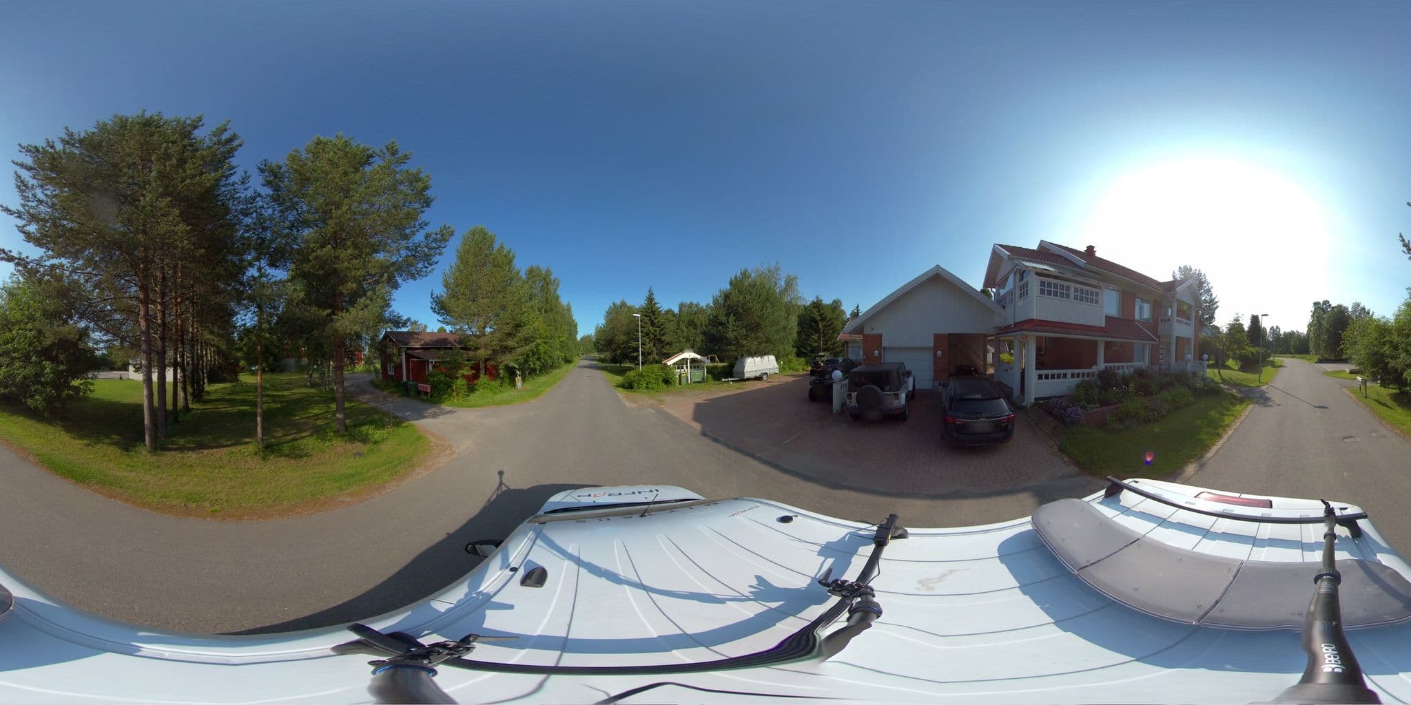 Street view near Lumimaa - Snowland, Rovaniemi — © HTJoy (CC BY-SA · Mapillary)