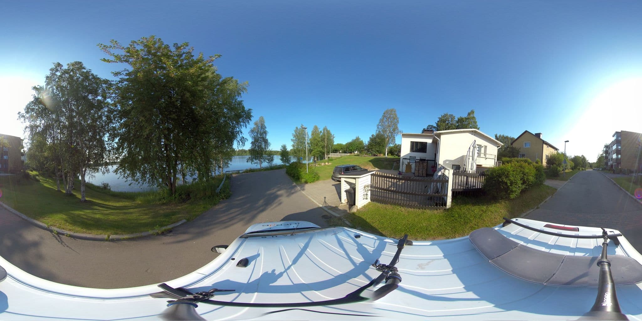 Street view near Harju-Hill, Rovaniemi — © HTJoy (CC BY-SA · Mapillary)
